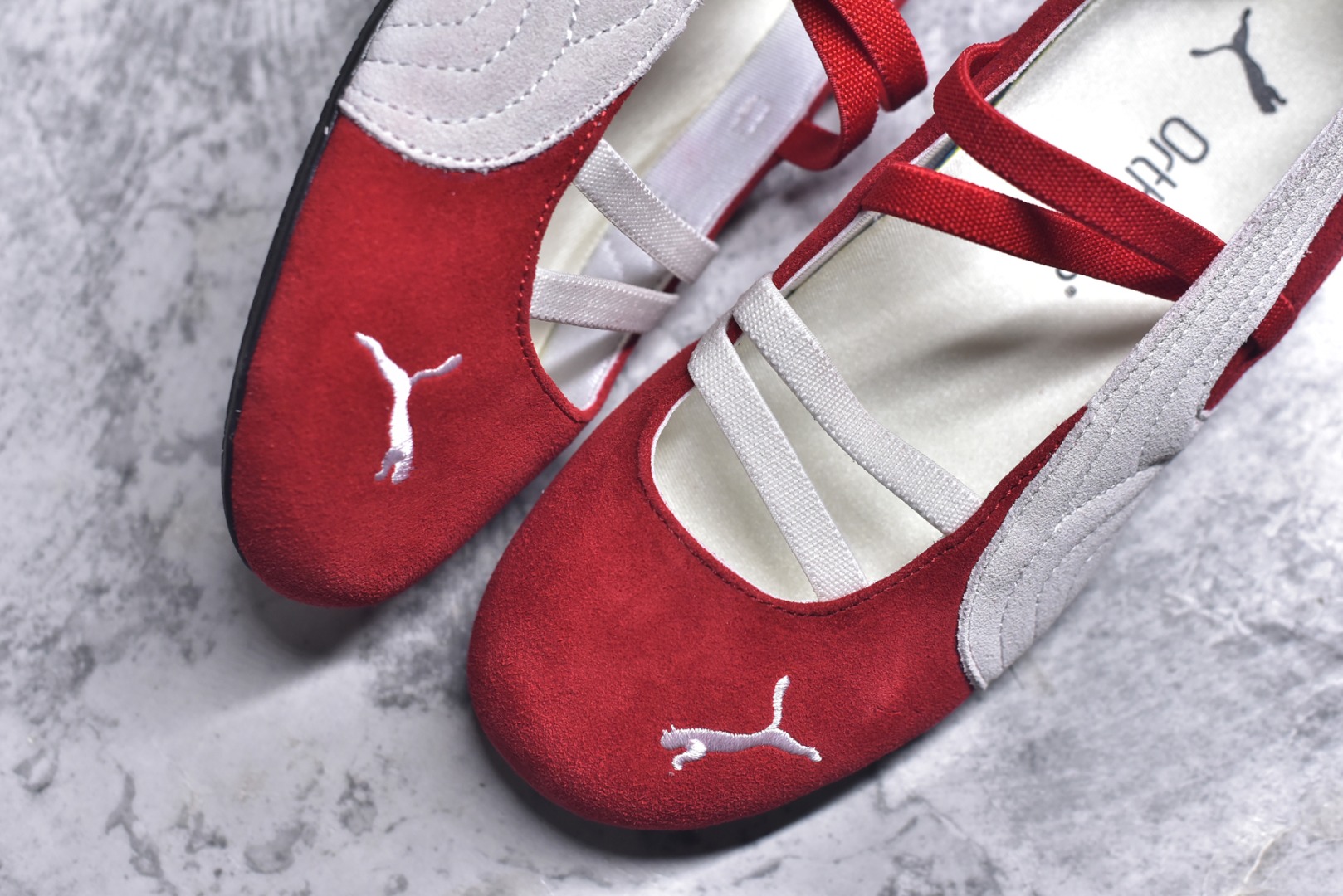 图片[8]-#Puma Speedcat 舒适百搭 低帮 芭蕾鞋 #朴彩英 rose 同款 配色酷感拉满 低帮设计超显脚踝纤细，上脚轻盈又舒适。不管日常出街还是运动都适配，防滑耐磨超抗造。 货号：401287-07 尺码：36-40-选品中心