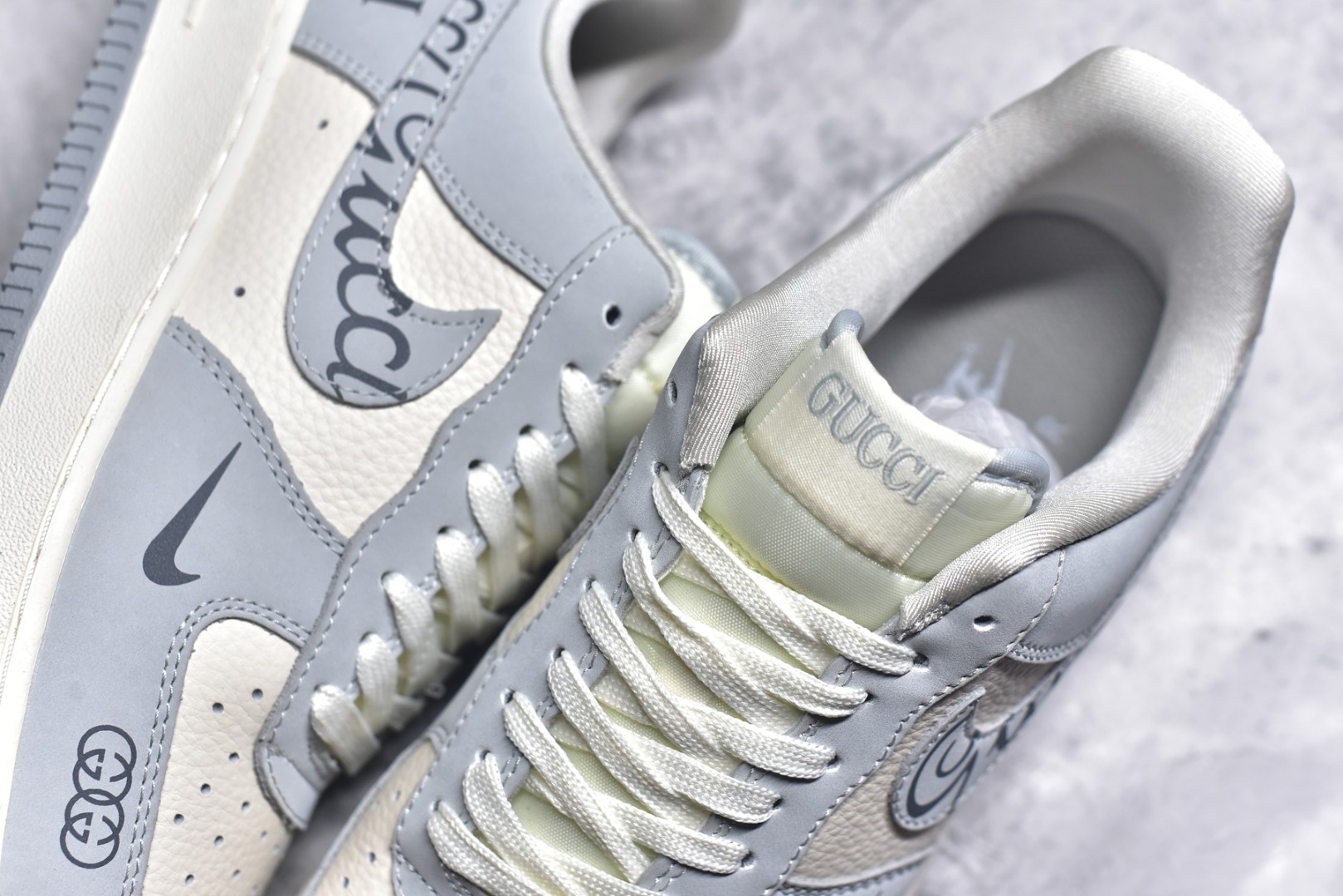 图片[9]-#Nike Air Force 1\’07 Low 古驰联名 火山灰 空军一号低帮休闲板鞋 DF0188-050 #原楦头原纸板 原装鞋盒 定制五金配件 内置全掌气垫 原厂鞋底 尺码：36 36.5 37.5 38 38.5 39 40 40.5 41 42 42.5 43 44 44.5 45 9.D4-选品中心