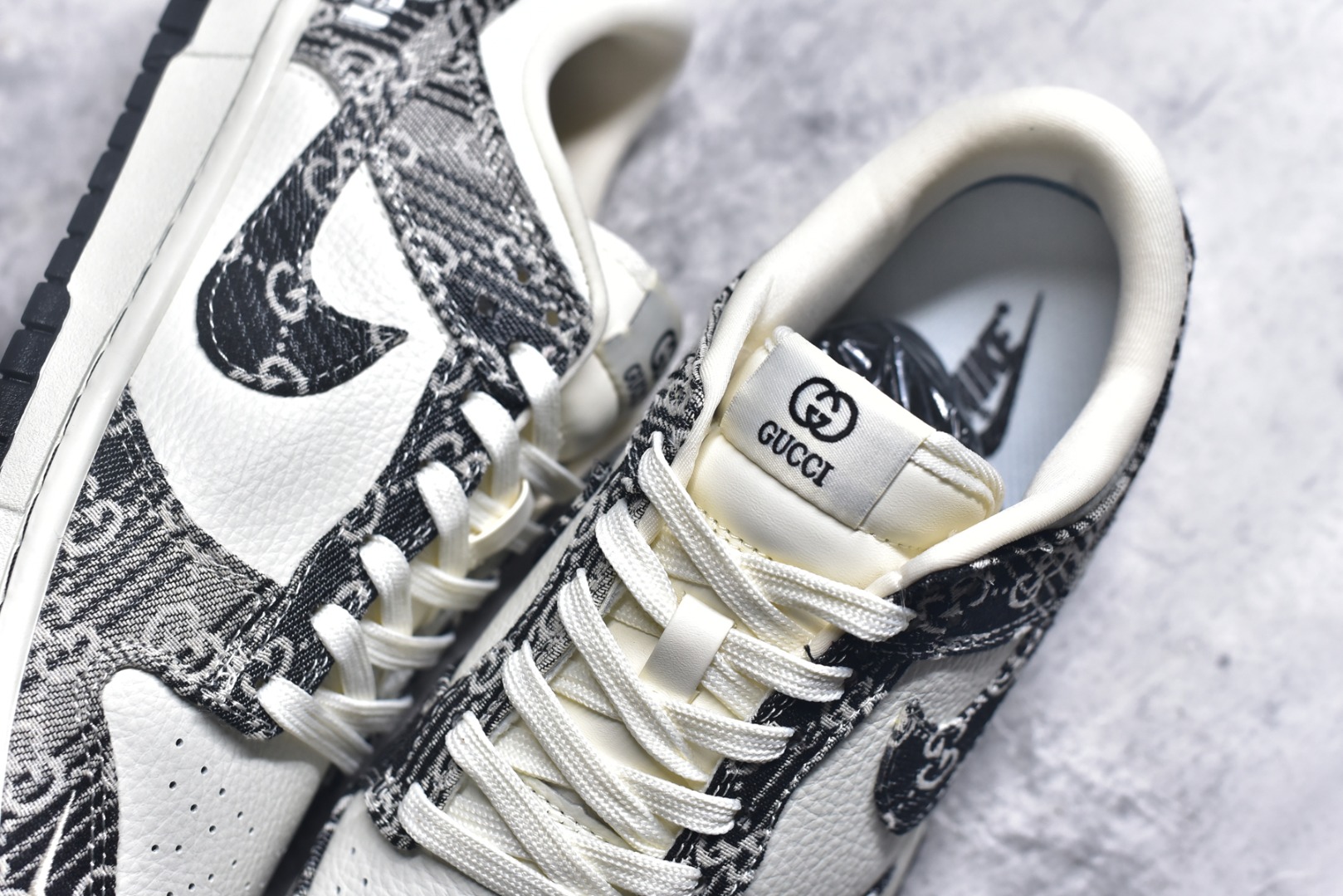 图片[9]-#Nike SB Dunk Low 古驰联名 黑灰牛仔 周年高端定制 低帮休闲板鞋 SC9207-418 #定制鞋盒 大厂纯原品质出货 超高清洁度 皮料切割干净无任何毛边 细节完美 尺码：36 36.5 37.5 38 36.5 39 40 40.5 41 42 42.5 43 44 44.5 45 9.E5-选品中心