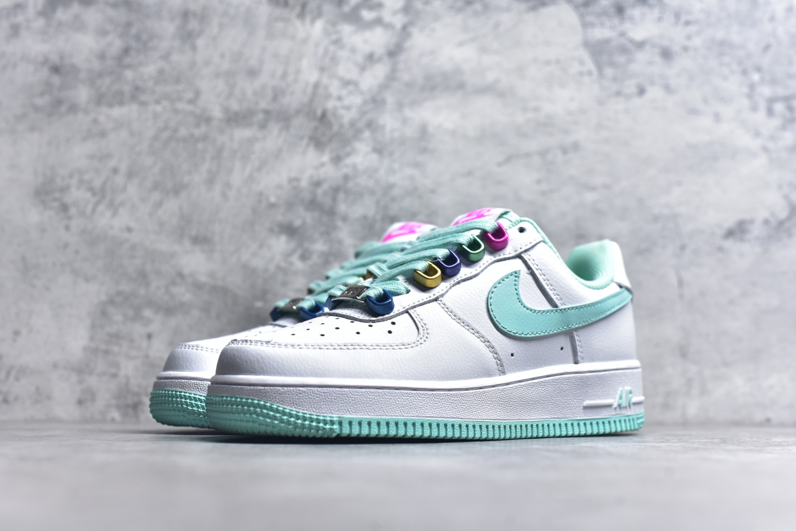 图片[2]-#Nike Air Force 1\’07 Low 五彩缤纷 空军一号低帮休闲板鞋 DH7561-107 #原楦头原纸板 原装鞋盒 定制五金配件 内置全掌气垫 原厂鞋底 尺码：36 36.5 37.5 38 38.5 39 40 9.D4-选品中心