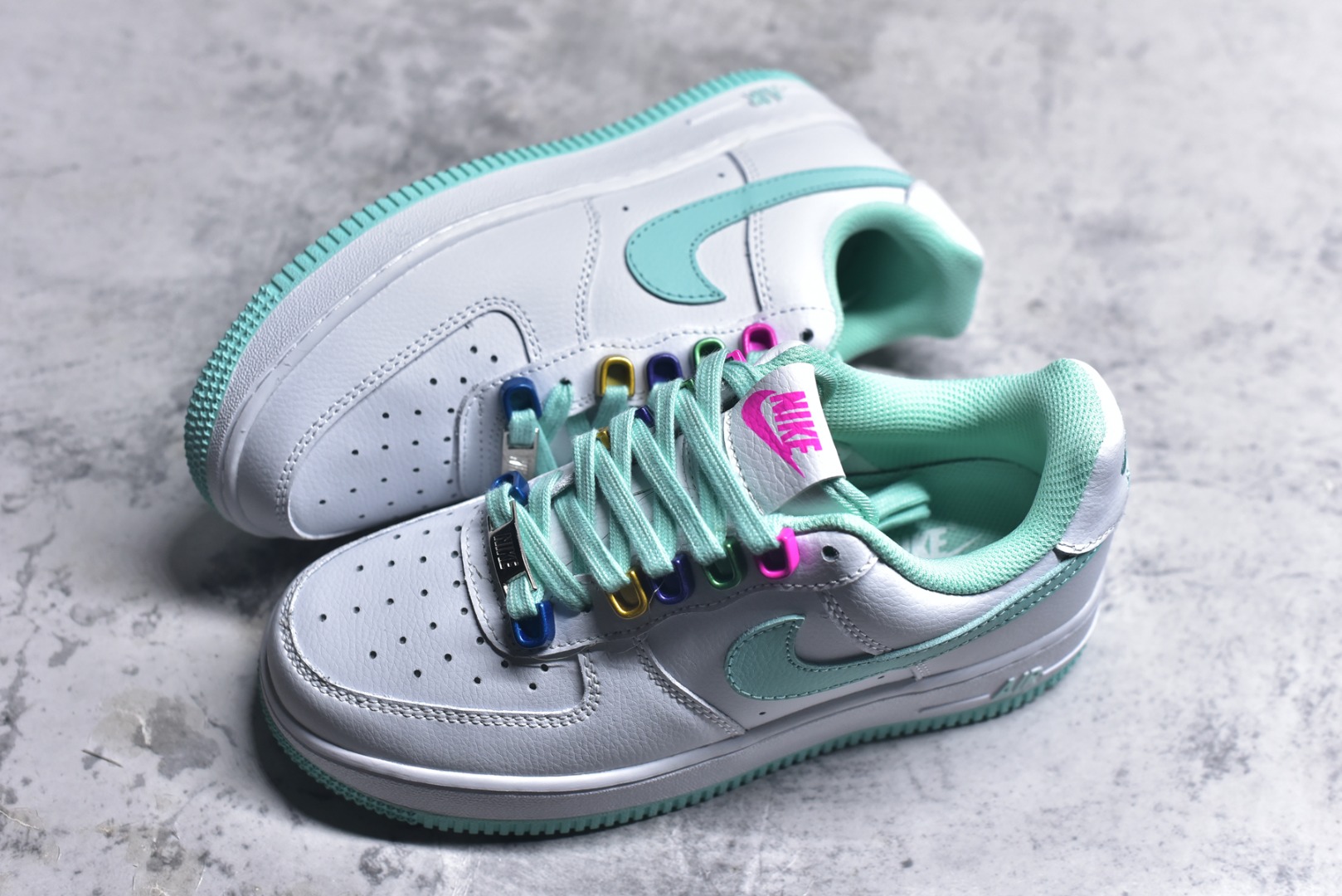 图片[7]-#Nike Air Force 1\’07 Low 五彩缤纷 空军一号低帮休闲板鞋 DH7561-107 #原楦头原纸板 原装鞋盒 定制五金配件 内置全掌气垫 原厂鞋底 尺码：36 36.5 37.5 38 38.5 39 40 9.D4-选品中心