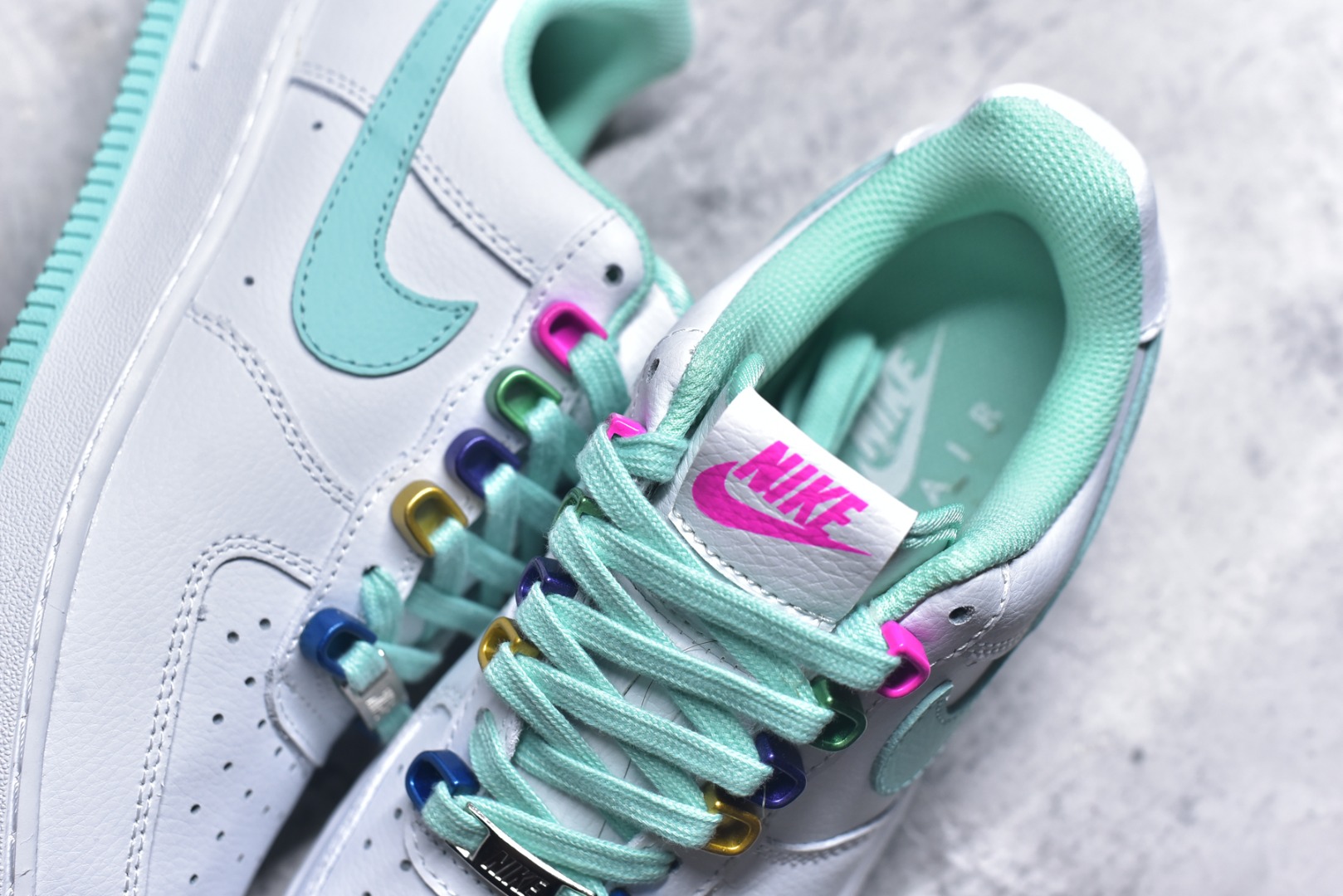 图片[9]-#Nike Air Force 1\’07 Low 五彩缤纷 空军一号低帮休闲板鞋 DH7561-107 #原楦头原纸板 原装鞋盒 定制五金配件 内置全掌气垫 原厂鞋底 尺码：36 36.5 37.5 38 38.5 39 40 9.D4-选品中心