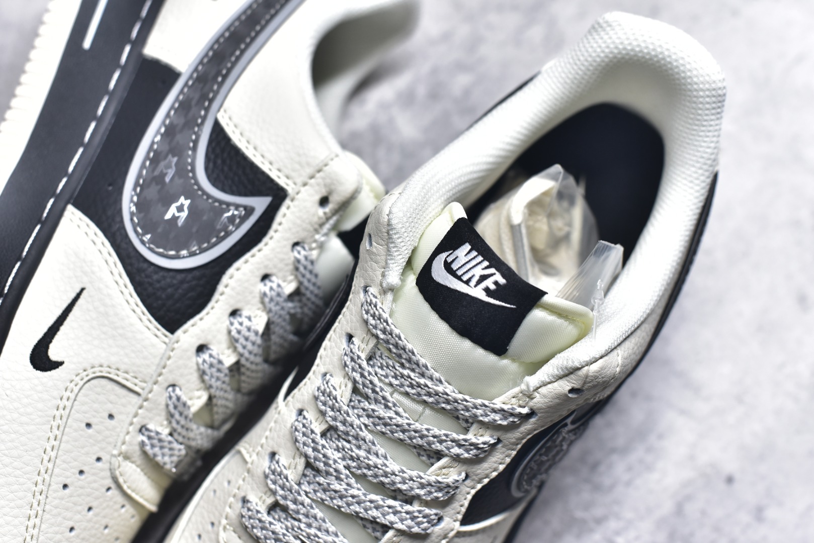 图片[9]-#Nike Air Force 1\’07 Low 联名 双层米黑 空军一号低帮休闲板鞋 XX3168-206 #原楦头原纸板 原装鞋盒 定制五金配件 内置全掌气垫 原厂鞋底 尺码：36 36.5 37.5 38 38.5 39 40 40.5 41 42 42.5 43 44 44.5 45 9.D4-选品中心