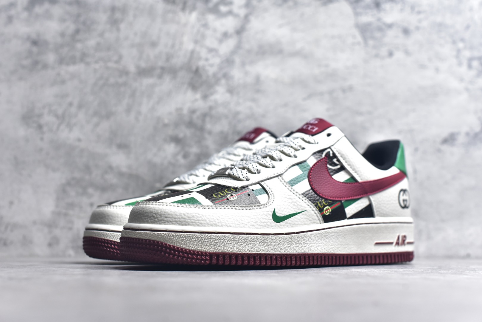 图片[2]-#Nike Air Force 1\’07 Low 古驰联名 白红绿 空军一号低帮休闲板鞋 LW9279-012 #原楦头原纸板 原装鞋盒 定制五金配件 内置全掌气垫 原厂鞋底 尺码：36 36.5 37.5 38 38.5 39 40 40.5 41 42 42.5 43 44 44.5 45 9.D4-选品中心