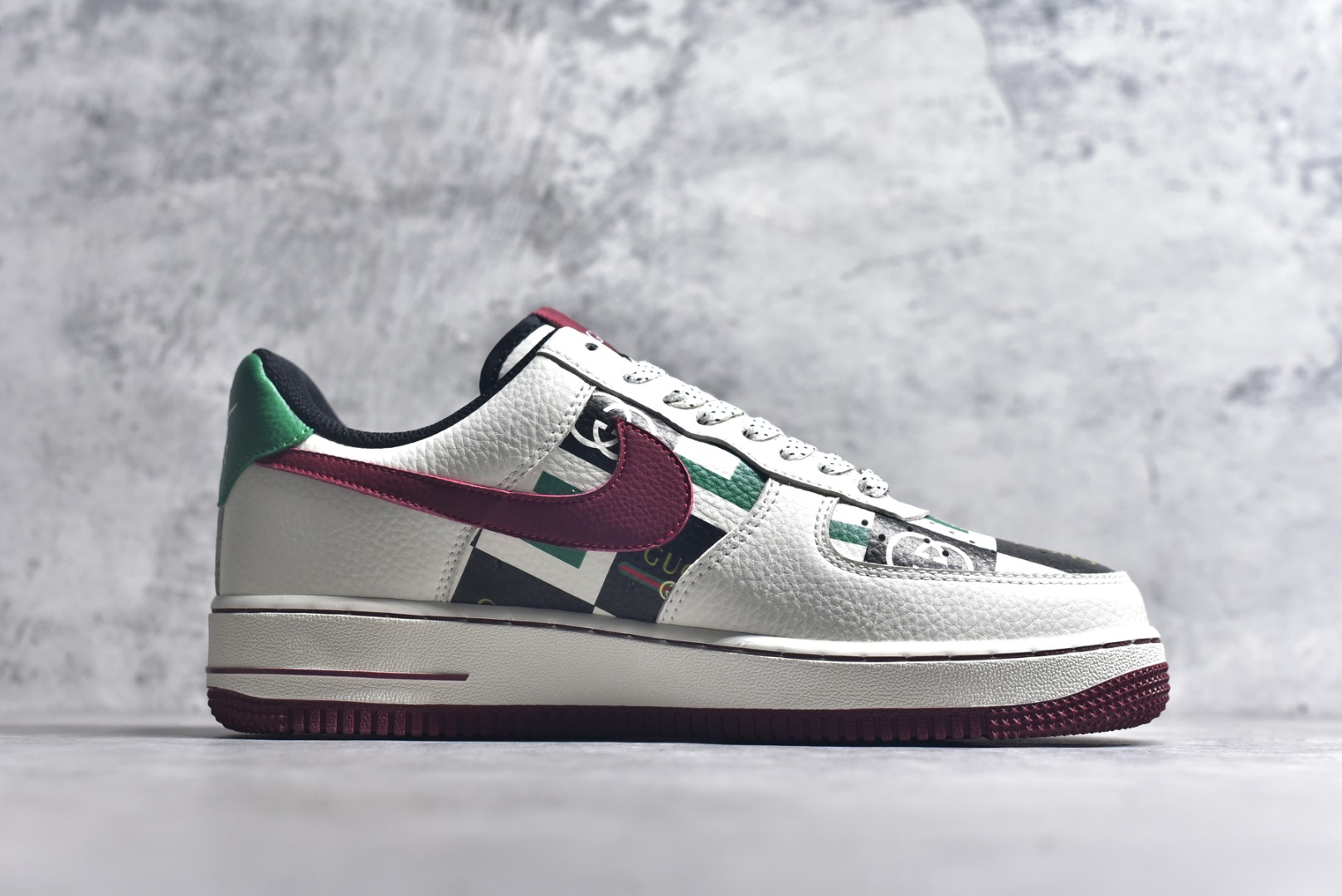 图片[3]-#Nike Air Force 1\’07 Low 古驰联名 白红绿 空军一号低帮休闲板鞋 LW9279-012 #原楦头原纸板 原装鞋盒 定制五金配件 内置全掌气垫 原厂鞋底 尺码：36 36.5 37.5 38 38.5 39 40 40.5 41 42 42.5 43 44 44.5 45 9.D4-选品中心