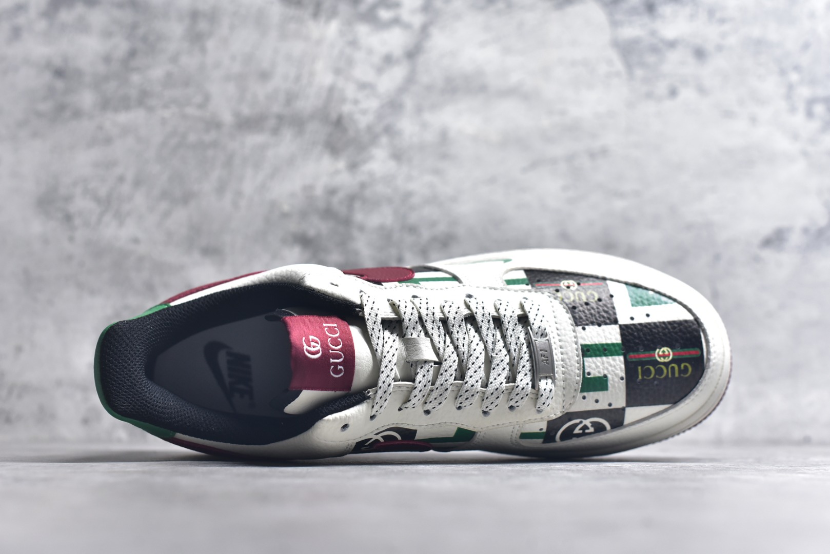 图片[4]-#Nike Air Force 1\’07 Low 古驰联名 白红绿 空军一号低帮休闲板鞋 LW9279-012 #原楦头原纸板 原装鞋盒 定制五金配件 内置全掌气垫 原厂鞋底 尺码：36 36.5 37.5 38 38.5 39 40 40.5 41 42 42.5 43 44 44.5 45 9.D4-选品中心