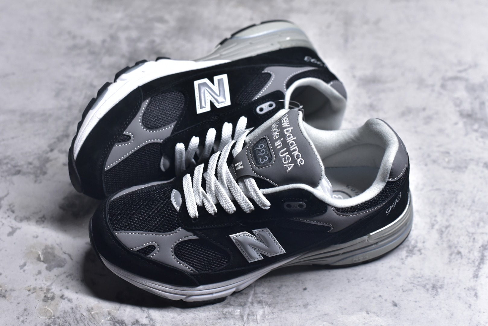 图片[7]-#NB新百伦New Balance in USA 系列美产血统经典复古休闲运动百搭老爹跑步鞋 升级原楦原纸版开发 正确6层组合底模精密开发 搭载全新碳素中底 后跟透明TPU水晶装饰条稳固❗ 货号：MR993BK MR993GL 尺码：36 37 37.5 38 38.5 39 40 40.5 41.5 42 42.5 43 44 45-选品中心