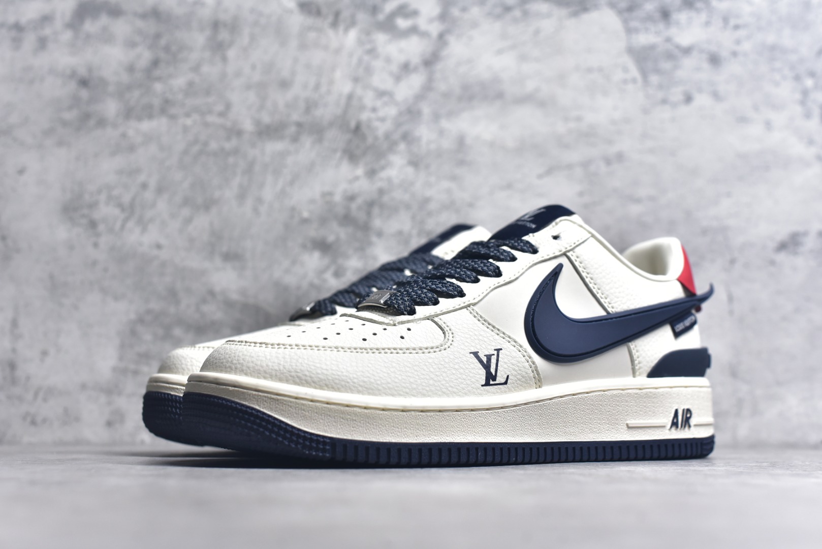 图片[2]-#Nike Air Force 1\’07 Low LV联名 深蓝大勾 空军一号低帮休闲板鞋 XS3464-575 #原楦头原纸板 原装鞋盒 定制五金配件 内置全掌气垫 原厂鞋底 尺码：36 36.5 37.5 38 38.5 39 40 40.5 41 42 42.5 43 44 44.5 45 9.D4-选品中心