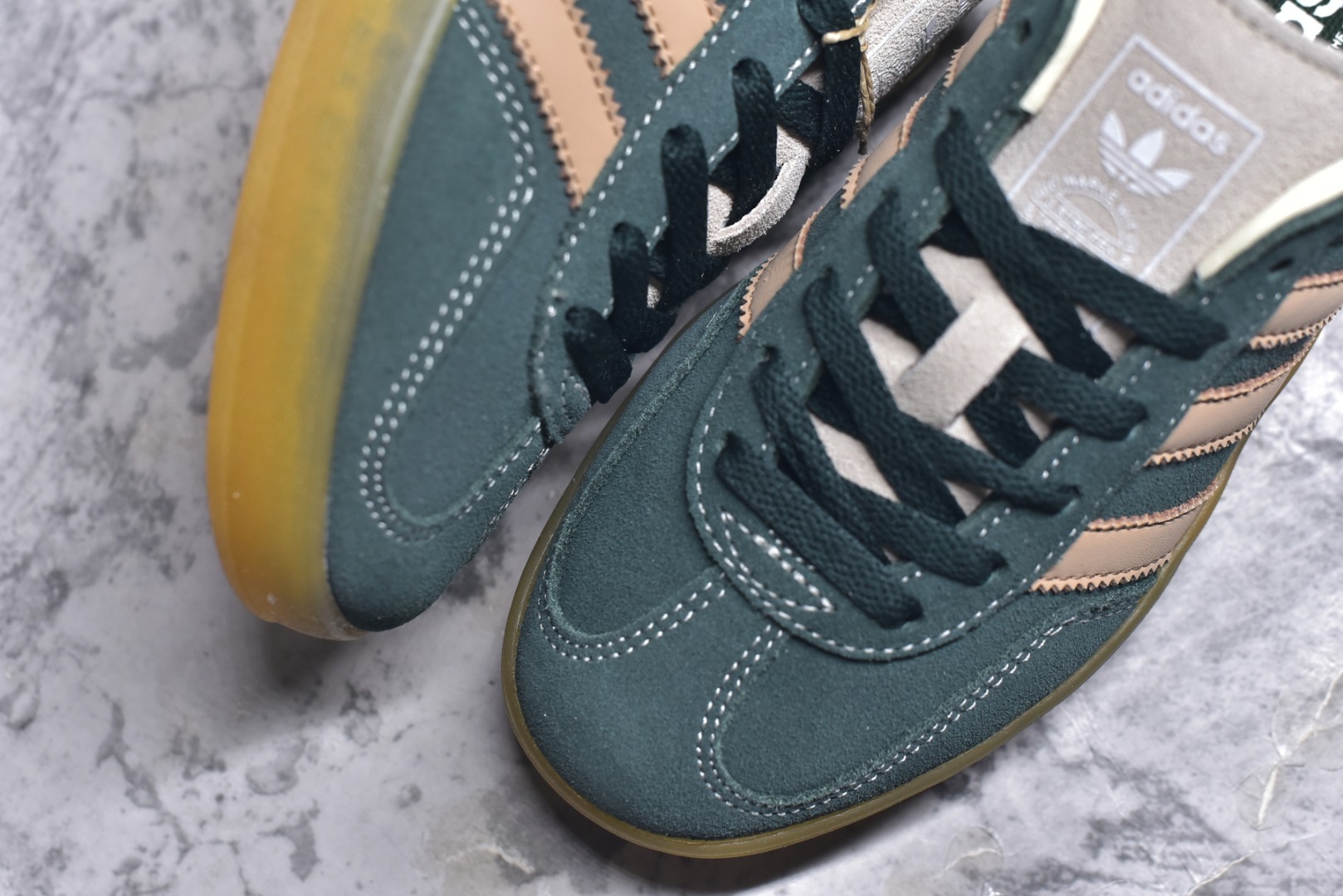 图片[8]-#AD Gazelle Indoor Trainers 羚羊内训系列低帮复古百搭休闲运动德训风板鞋 JH5402 90年代经典的复刻版！自60年代以足球训练鞋面世以来,Gazelle就以其经典设计席卷全球。1991年版本的复刻,再造经典Gazelle。采用皮革打造,搭配浊色细节,让这款经典更加简约。尺码：35.5-45-选品中心