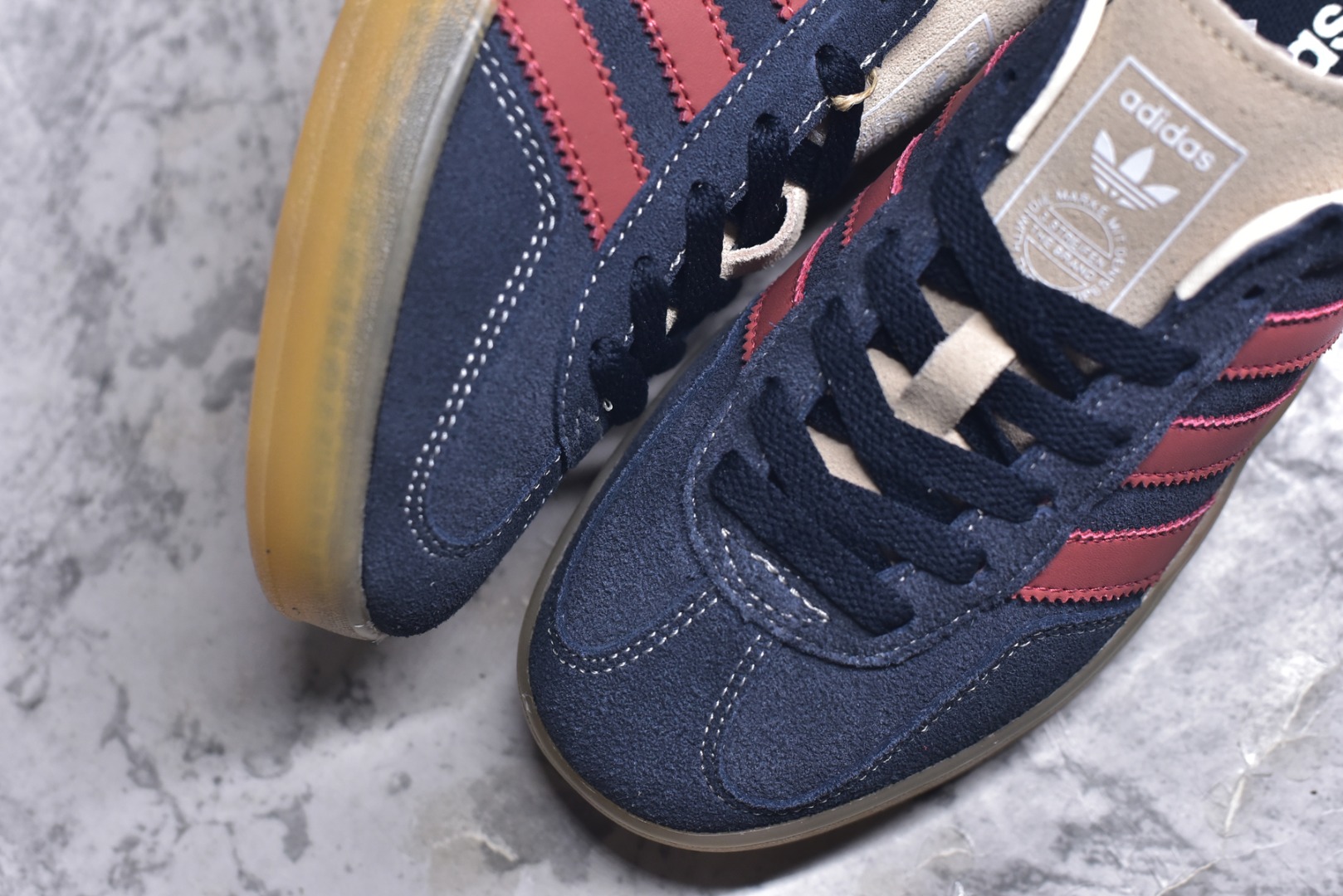 图片[8]-#AD Gazelle Indoor Trainers 羚羊内训系列低帮复古百搭休闲运动德训风板鞋 JH5404 90年代经典的复刻版！自60年代以足球训练鞋面世以来,Gazelle就以其经典设计席卷全球。1991年版本的复刻,再造经典Gazelle。采用皮革打造,搭配浊色细节,让这款经典更加简约。尺码：35.5-45-选品中心