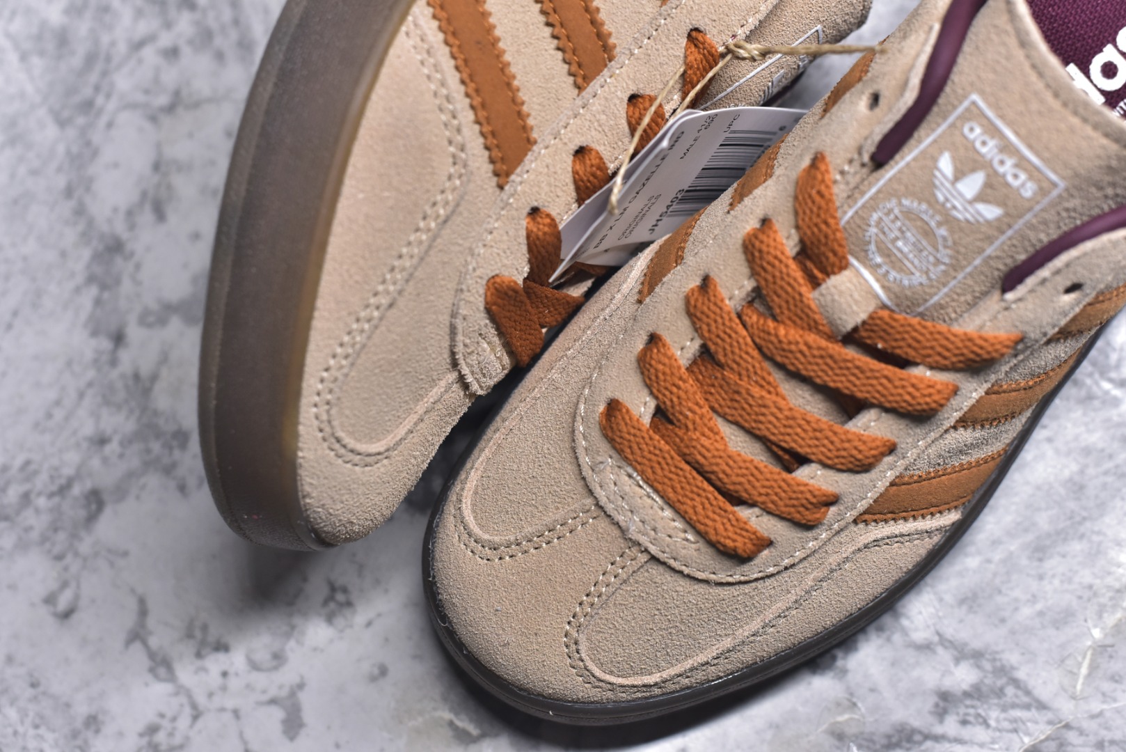 图片[8]-#AD Gazelle Indoor Trainers 羚羊内训系列低帮复古百搭休闲运动德训风板鞋 JH5412 90年代经典的复刻版！自60年代以足球训练鞋面世以来,Gazelle就以其经典设计席卷全球。1991年版本的复刻,再造经典Gazelle。采用皮革打造,搭配浊色细节,让这款经典更加简约。尺码：35.5-45-选品中心