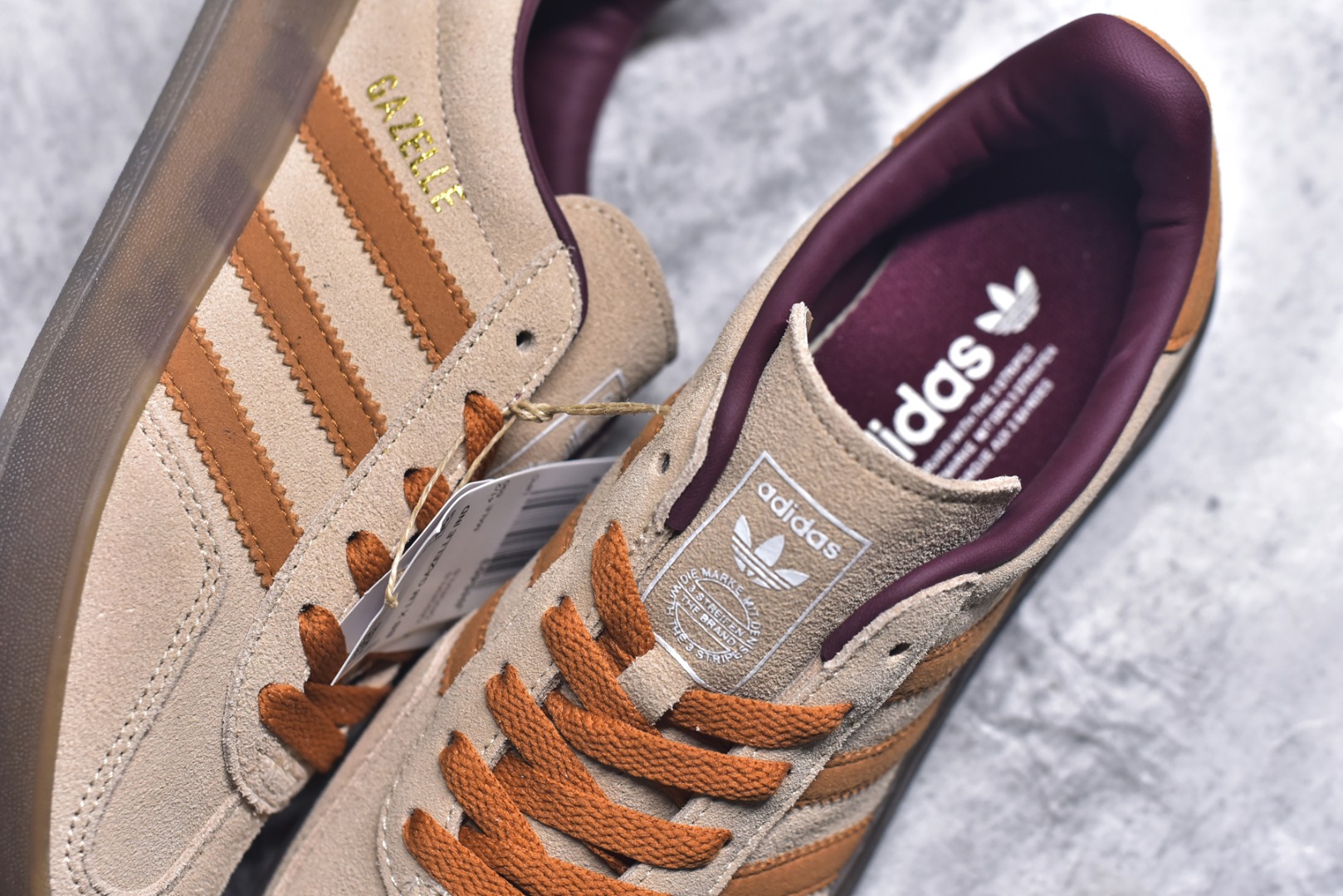 图片[9]-#AD Gazelle Indoor Trainers 羚羊内训系列低帮复古百搭休闲运动德训风板鞋 JH5412 90年代经典的复刻版！自60年代以足球训练鞋面世以来,Gazelle就以其经典设计席卷全球。1991年版本的复刻,再造经典Gazelle。采用皮革打造,搭配浊色细节,让这款经典更加简约。尺码：35.5-45-选品中心