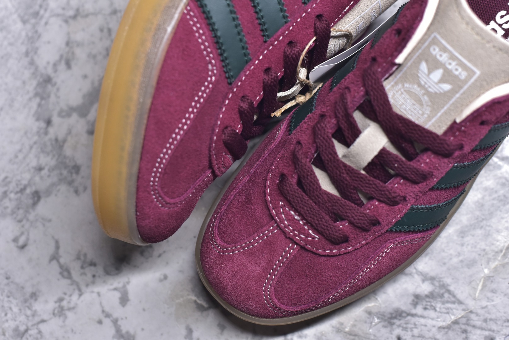 图片[8]-#AD Gazelle Indoor Trainers 羚羊内训系列低帮复古百搭休闲运动德训风板鞋 JH5403 90年代经典的复刻版！自60年代以足球训练鞋面世以来,Gazelle就以其经典设计席卷全球。1991年版本的复刻,再造经典Gazelle。采用皮革打造,搭配浊色细节,让这款经典更加简约。尺码：35.5-45-选品中心