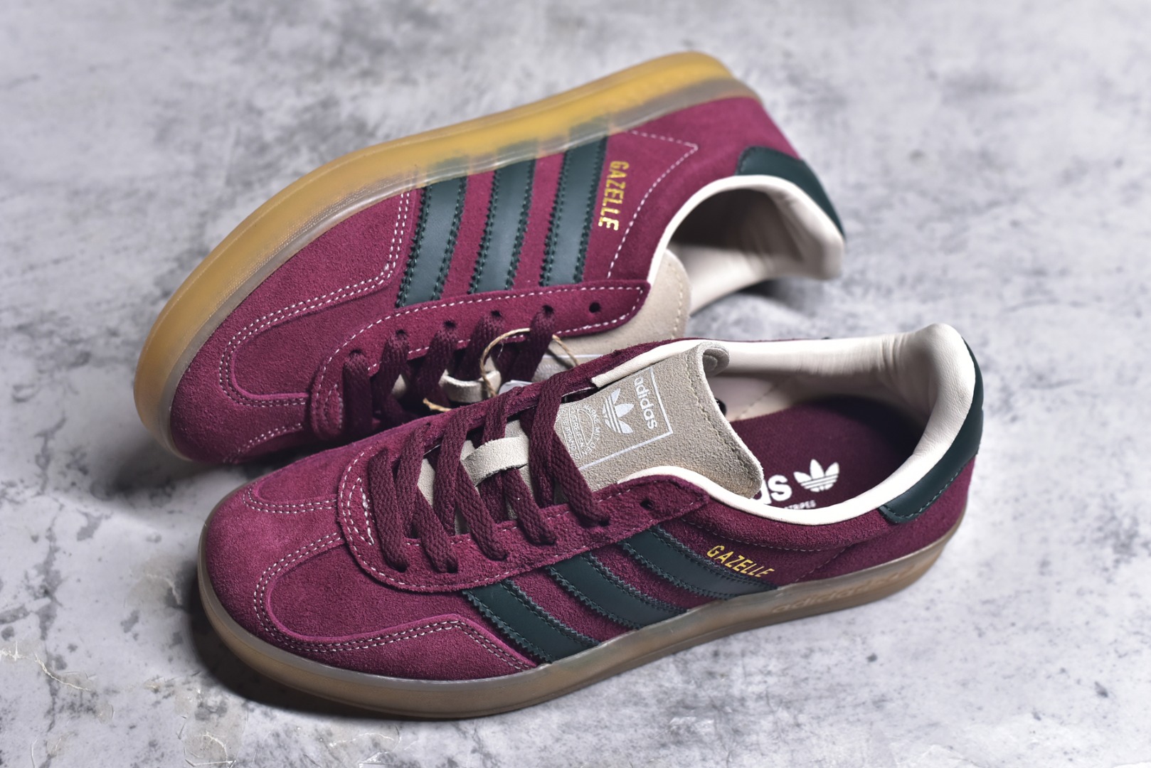 图片[7]-#AD Gazelle Indoor Trainers 羚羊内训系列低帮复古百搭休闲运动德训风板鞋 JH5403 90年代经典的复刻版！自60年代以足球训练鞋面世以来,Gazelle就以其经典设计席卷全球。1991年版本的复刻,再造经典Gazelle。采用皮革打造,搭配浊色细节,让这款经典更加简约。尺码：35.5-45-选品中心