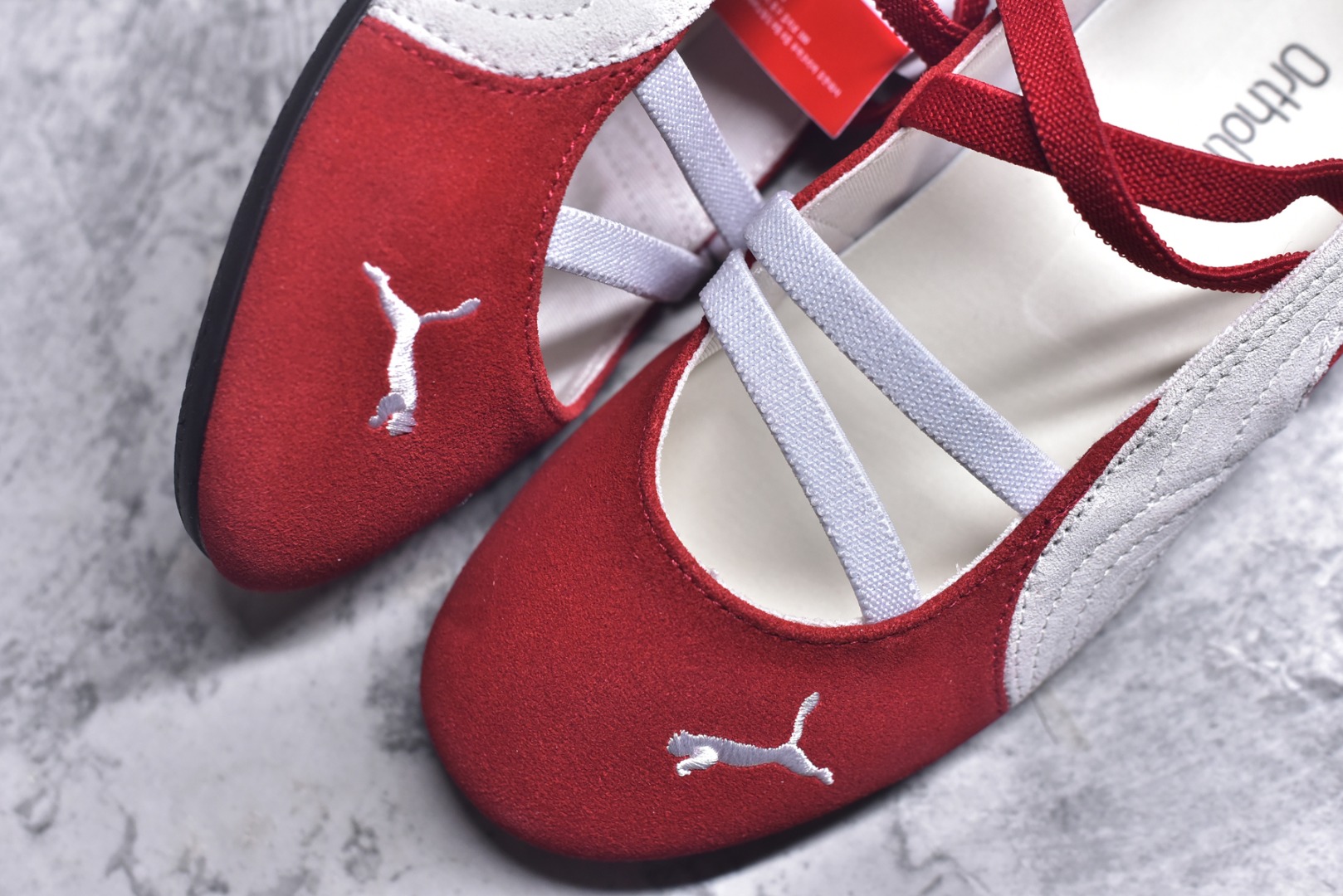 图片[8]-#Puma Speedcat 舒适百搭 低帮 芭蕾鞋 #朴彩英 rose 同款 配色酷感拉满 低帮设计超显脚踝纤细，上脚轻盈又舒适。不管日常出街还是运动都适配，防滑耐磨超抗造。 货号：401287-07 尺码：35-41-选品中心