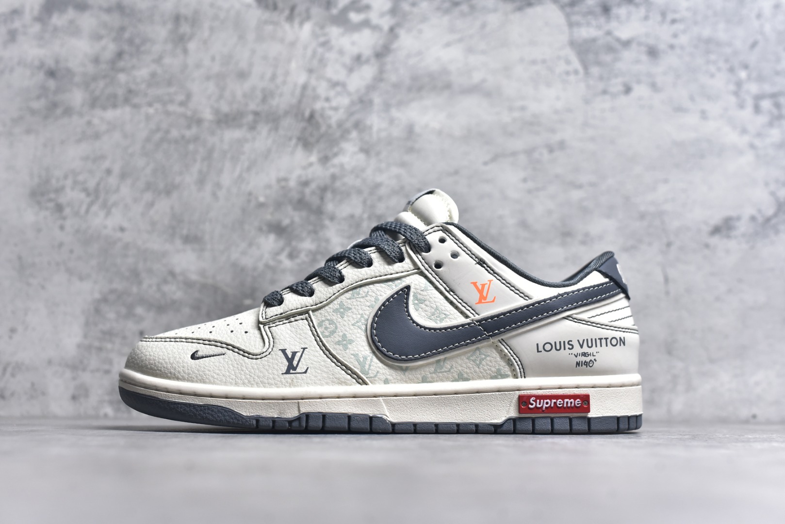 #Nike SB Dunk Low LV夜光黑底红尾 周年高端定制 低帮休闲板鞋 YX5066-362 #定制鞋盒 大厂纯原品质出货 超高清洁度 皮料切割干净无任何毛边 细节完美 尺码：36 36.5 37.5 38 38.5 39 40 40.5 41 42 42.5 43 44 44.5 45 9.E5-选品中心