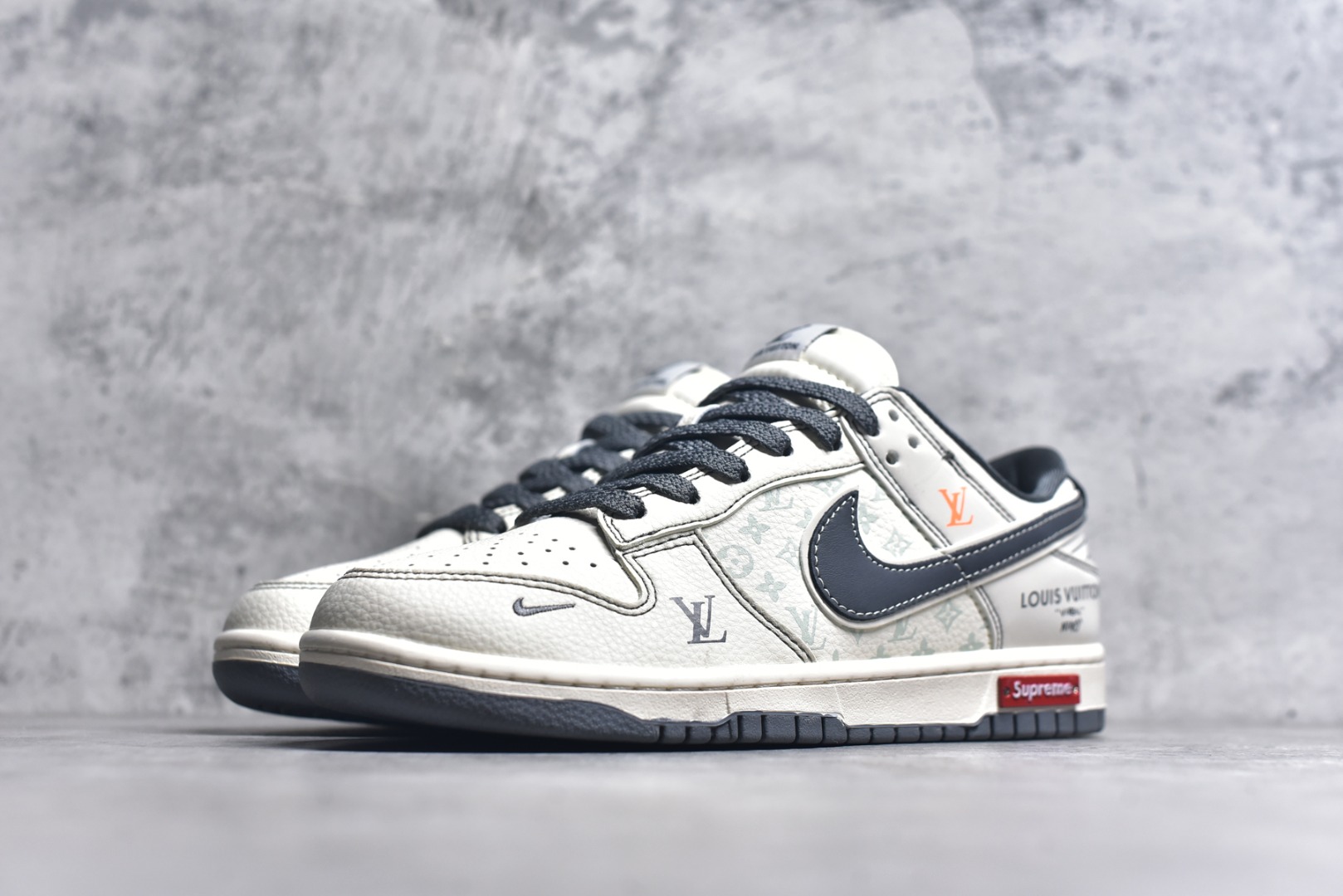 图片[2]-#Nike SB Dunk Low LV夜光黑底红尾 周年高端定制 低帮休闲板鞋 YX5066-362 #定制鞋盒 大厂纯原品质出货 超高清洁度 皮料切割干净无任何毛边 细节完美 尺码：36 36.5 37.5 38 38.5 39 40 40.5 41 42 42.5 43 44 44.5 45 9.E5-选品中心