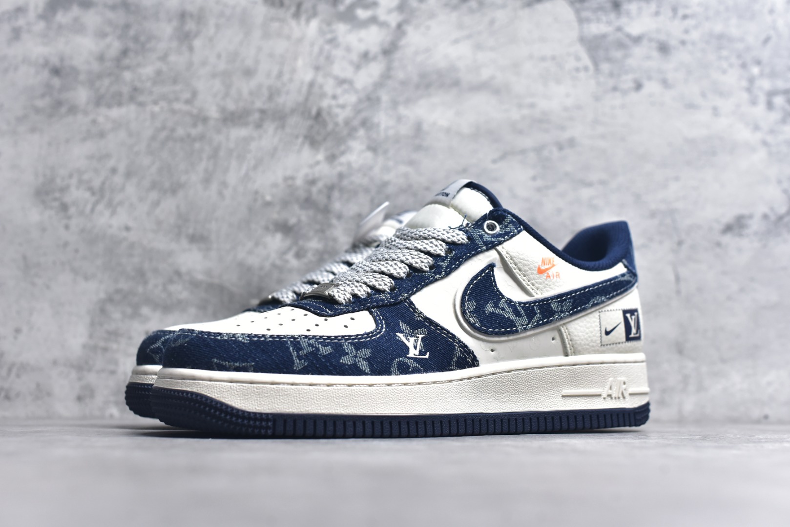 图片[2]-#Nike Air Force 1\’07 Low LV联名 前掌蓝牛仔 空军一号低帮休闲板鞋 YX5066-355 #原楦头原纸板 原装鞋盒 定制五金配件 内置全掌气垫 原厂鞋底 尺码：36 36.5 37.5 38 38.5 39 40 40.5 41 42 42.5 43 44 44.5 45 9.D4-选品中心