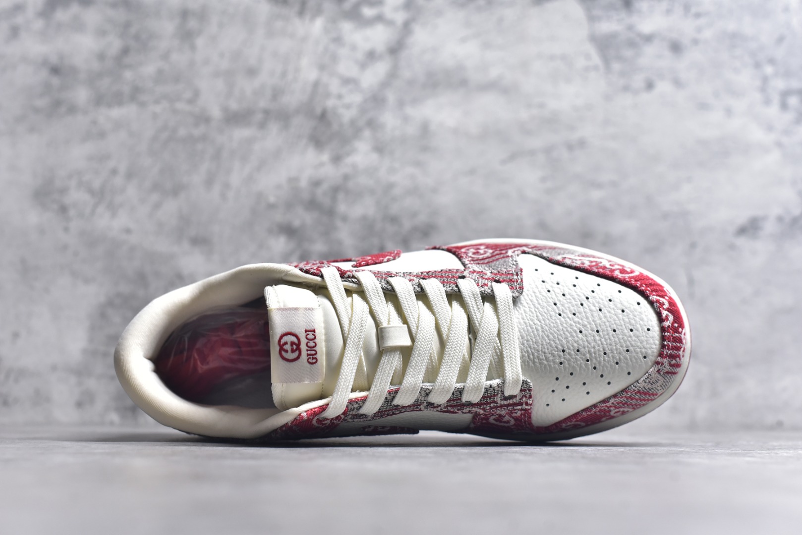 图片[4]-#Nike SB Dunk Low 古驰联名 灰红牛仔 周年高端定制 低帮休闲板鞋 SC9207-417 #定制鞋盒 大厂纯原品质出货 超高清洁度 皮料切割干净无任何毛边 细节完美 尺码：36 36.5 37.5 38 38.5 39 40 40.5 41 42 42.5 43 44 44.5 45 9.E5-选品中心