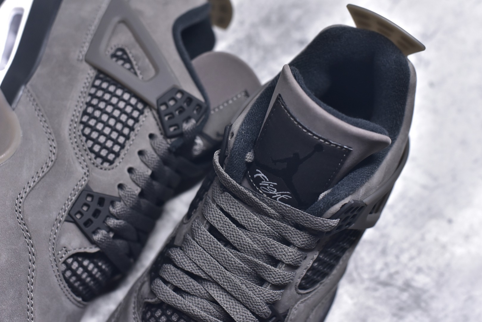 图片[9]-#Air Jordan 4 \” Cave Stone \” AJ4乔4 文化篮球鞋 粉黑 FV5029-200 国内一线大厂OG出品 匠心打造 原厂皮料原厂数据 全新纸板 模具打造 外贸 平台高端零售专供品质 品质毋庸置疑 一眼正品既视感 细节均已解码 尺码：40 40.5 41 42 42.5 43 44 44.5 45 46 47.5-选品中心