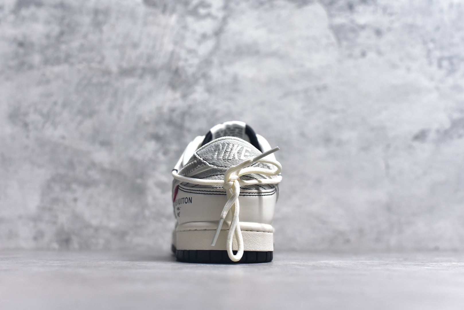 图片[5]-#Nike SB Dunk Low LV联名 灰布勾抽绳 周年高端定制 低帮休闲板鞋 YX5066-379 #定制鞋盒 大厂纯原品质出货 超高清洁度 皮料切割干净无任何毛边 细节完美 尺码：36 36.5 37.5 38 38.5 39 40 40.5 41 42 42.5 43 44 44.5 45 9.E5-选品中心