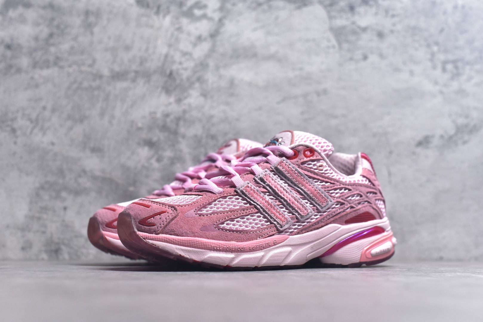 图片[2]-#Unheardof x AD Originals Adistar Cushion 3 舒适百搭防滑耐磨低帮休闲跑步鞋 联名粉红色 JS2974 实拍调校N版已经零色差零失真 百分百还原实物色彩所见即所得 不存在货不对板色差等低级问题 选购参考实物拍摄 不混卖不参货 只用心做好货严格选品 承诺混一赔十 尺码：35.5-45-选品中心