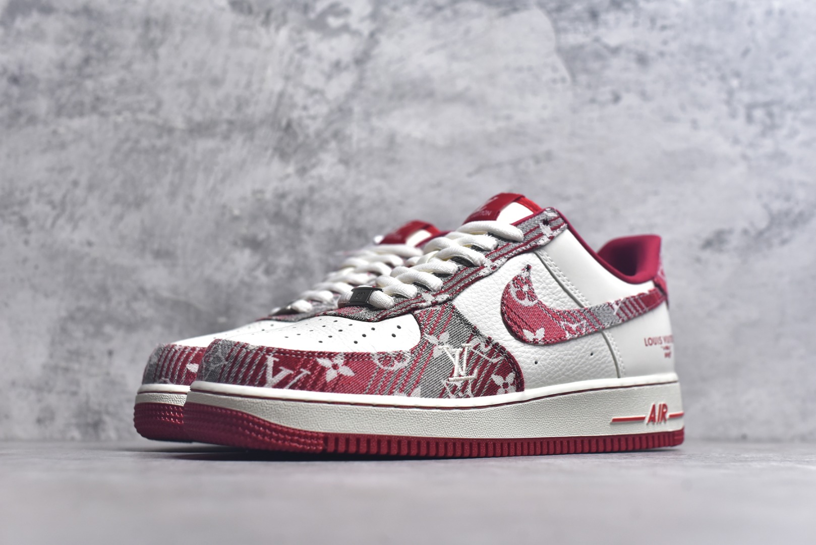 图片[2]-#Nike Air Force 1\’07 Low LV联名 灰红牛仔 空军一号低帮休闲板鞋 SC9207-541 #3M反光 原楦头原纸板 原装鞋盒 定制五金配件 内置全掌气垫 原厂鞋底 尺码：36 36.5 37.5 38 38.5 39 40 40.5 41 42 42.5 43 44 44.5 45 9.D4-选品中心
