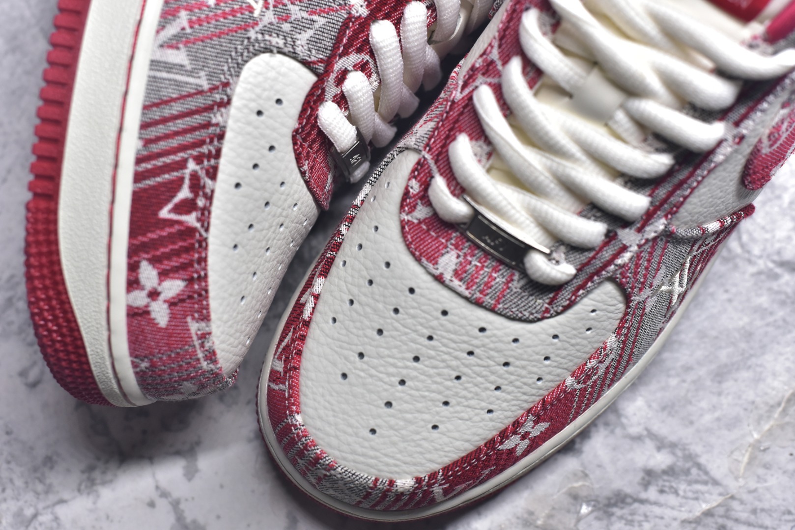 图片[8]-#Nike Air Force 1\’07 Low LV联名 灰红牛仔 空军一号低帮休闲板鞋 SC9207-541 #3M反光 原楦头原纸板 原装鞋盒 定制五金配件 内置全掌气垫 原厂鞋底 尺码：36 36.5 37.5 38 38.5 39 40 40.5 41 42 42.5 43 44 44.5 45 9.D4-选品中心