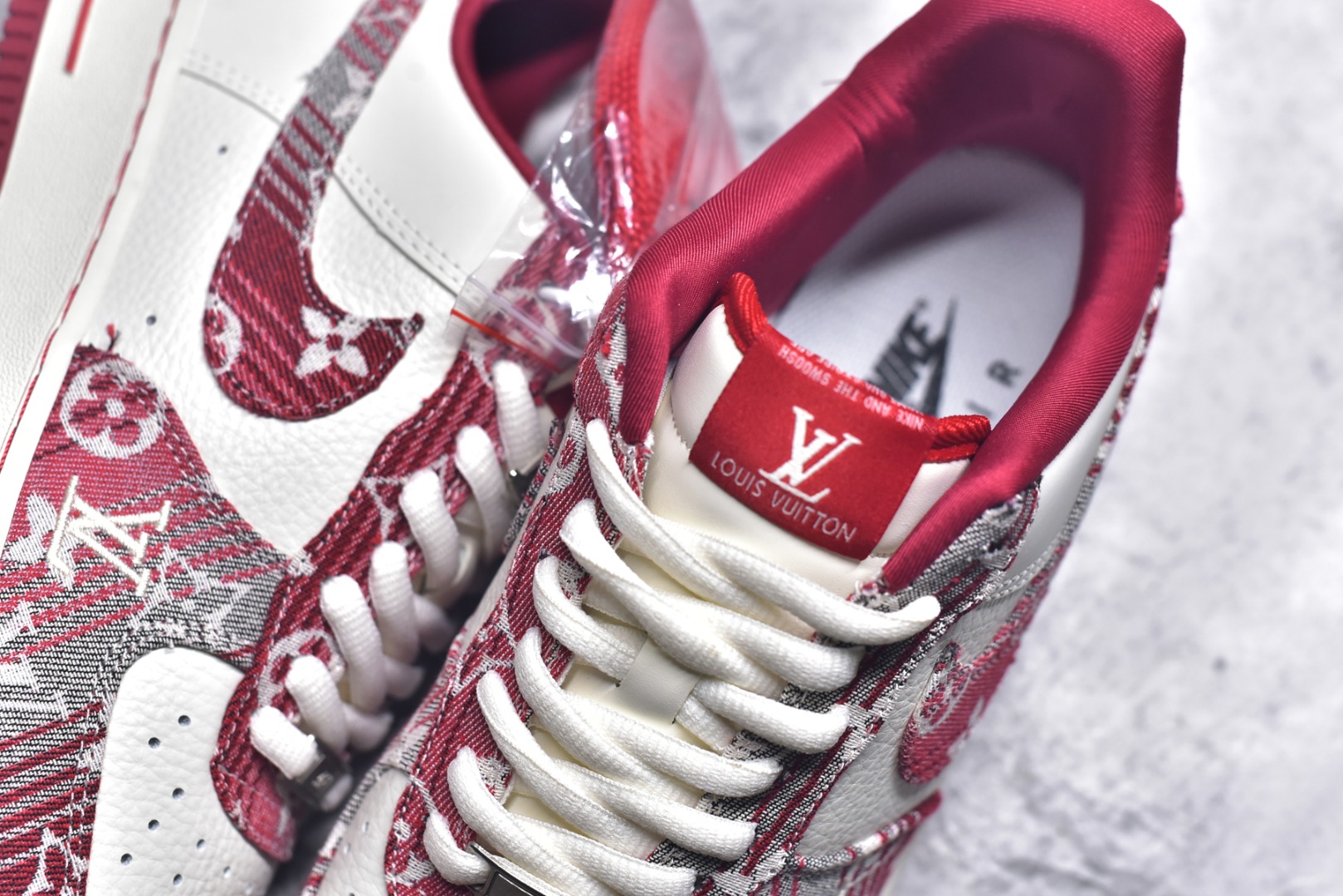 图片[9]-#Nike Air Force 1\’07 Low LV联名 灰红牛仔 空军一号低帮休闲板鞋 SC9207-541 #3M反光 原楦头原纸板 原装鞋盒 定制五金配件 内置全掌气垫 原厂鞋底 尺码：36 36.5 37.5 38 38.5 39 40 40.5 41 42 42.5 43 44 44.5 45 9.D4-选品中心