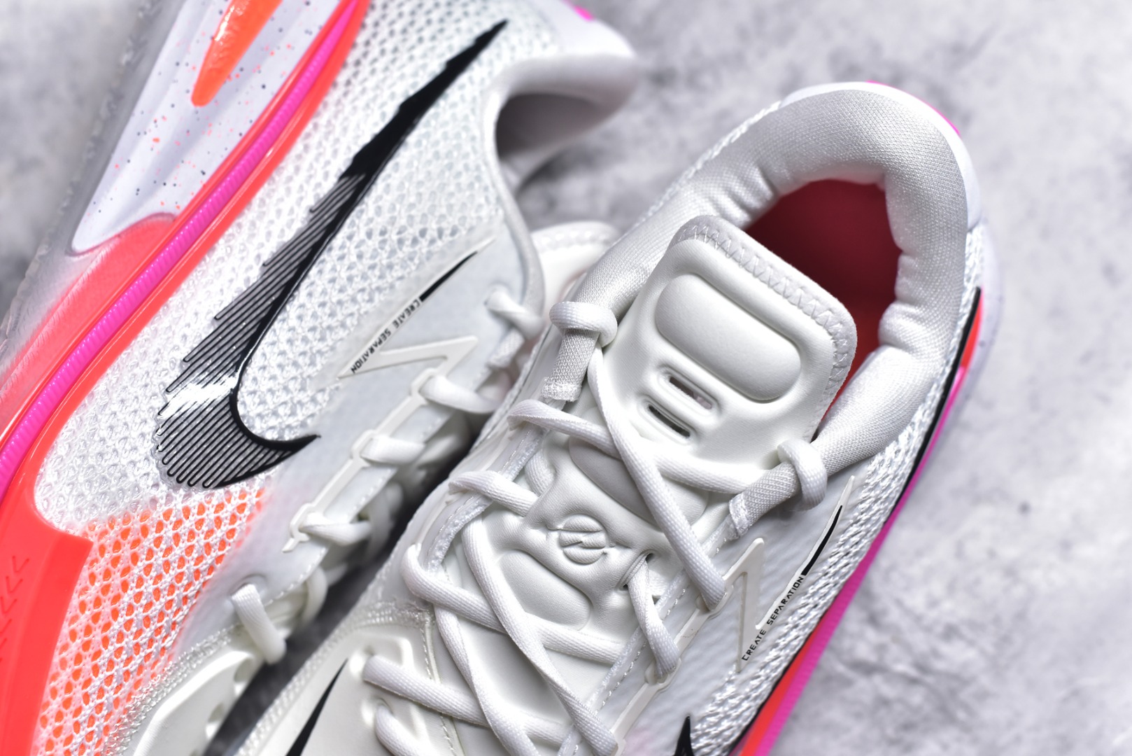 图片[9]-#Nike Air Zoom G.T.Cut 1 Sabrina lonescu 耐克新款实战系列篮球鞋蜜桃粉 OX纯原生产线出品 全掌REACT+ZOOM STROBEL+后跟ZOOM 离地面更近的设计提供更快的反应速度 轻质双层网质鞋面 鞋面部分区域加强提供更好的控制力 低密度材料制成的鞋舌轻质舒适 后跟处分别配有“GT”字样和全新的鞋款系列Logo 货号：CZ0175-106 尺码：40 40.5 41 42 42.5 43 44 44.5 45 46-选品中心