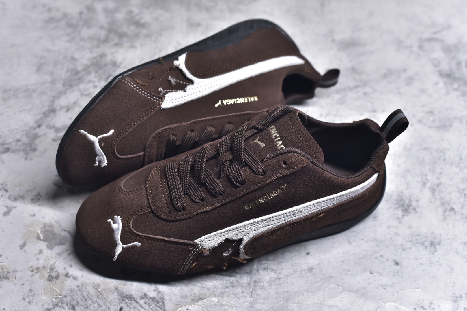 图片[7]-#联名The Open Product x Puma Speedcat 极速赛车系列彪马低帮生活休闲鞋 #原装档案原数据纸版楦型 采用原厂固色翻毛皮鞋面材质 二次成型\’猛帮\’成型工艺 货号：406519 05 尺码：36 37 37.5 38 38.5 39 40 40.5 41 42 42.5 43 44 44.5 45 ⚠注意️（线头原版预留 剪短不能退换）-选品中心