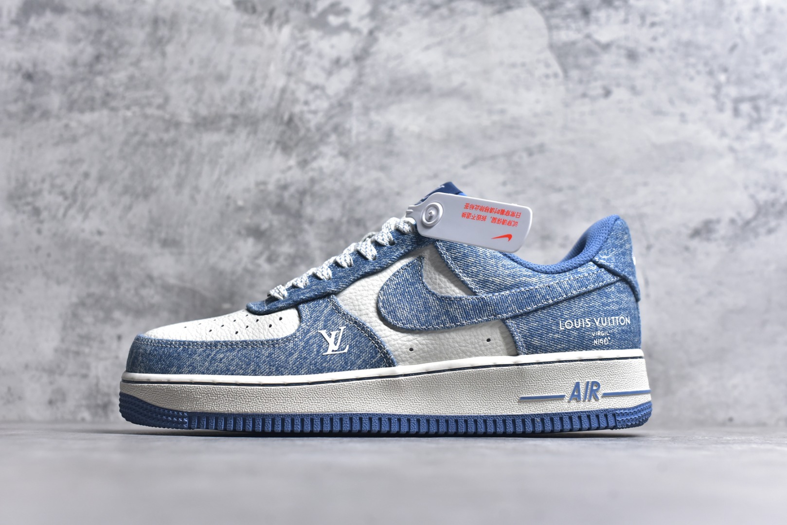 #Nike Air Force 1\’07 Low LV联名 冰蓝牛仔 空军一号低帮休闲板鞋 LW9279-021 #原楦头原纸板 原装鞋盒 原厂鞋底 超高清洁度 细节完美 尺码：36 36.5 37.5 38 38.5 39 40 40.5 41 42 42.5 43 44 44.5 45 9.D4-选品中心