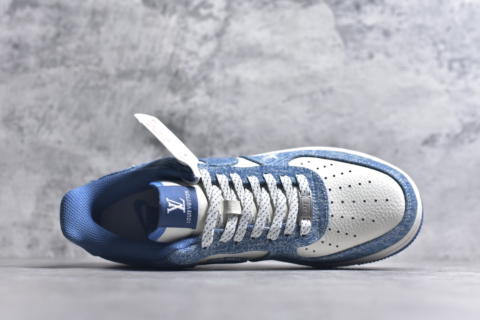 图片[4]-#Nike Air Force 1\’07 Low LV联名 冰蓝牛仔 空军一号低帮休闲板鞋 LW9279-021 #原楦头原纸板 原装鞋盒 原厂鞋底 超高清洁度 细节完美 尺码：36 36.5 37.5 38 38.5 39 40 40.5 41 42 42.5 43 44 44.5 45 9.D4-选品中心