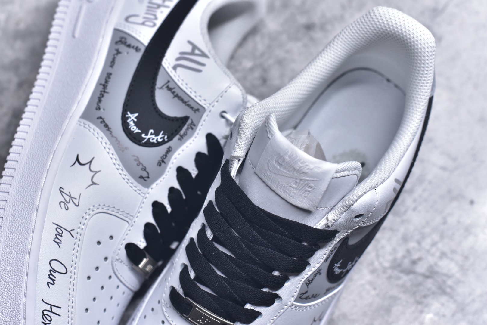 图片[9]-#Nike Air Force 1\’07 Low 定制白 空军一号定制休闲板鞋 ZH0316-087 #原楦头原纸板 原装鞋盒 定制五金配件 内置全掌气垫 原厂鞋底 尺码：36 36.5 37.5 38 38.5 39 40 40.5 41 42 42.5 43 44 44.5 45 K.D4-选品中心