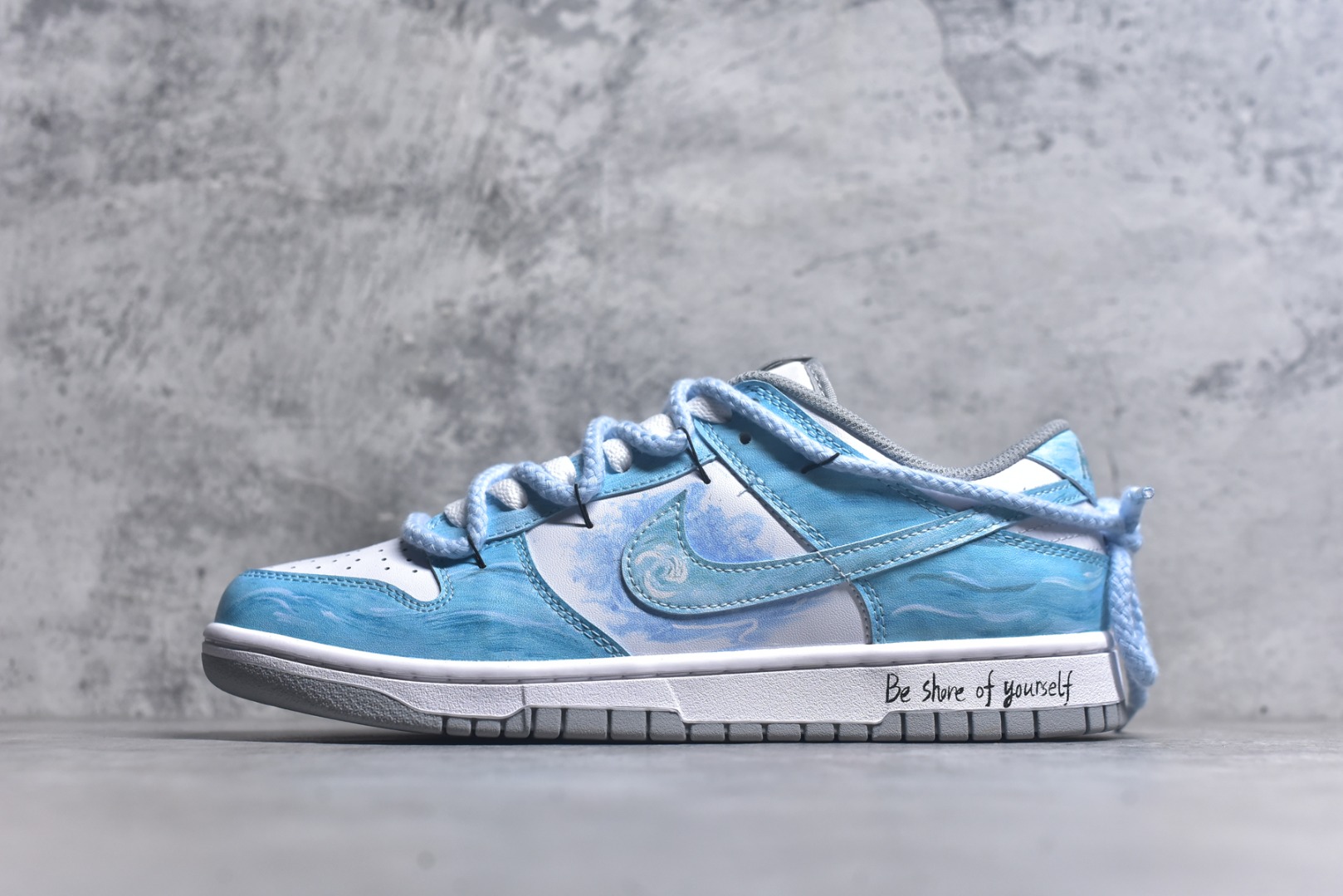 #Nike SB Dunk Low 海洋蓝 绑带 低帮休闲板鞋 HF5441-105 尺码：40 40.5 41 42 42.5 43 44 44.5 45 46 9.E5-选品中心