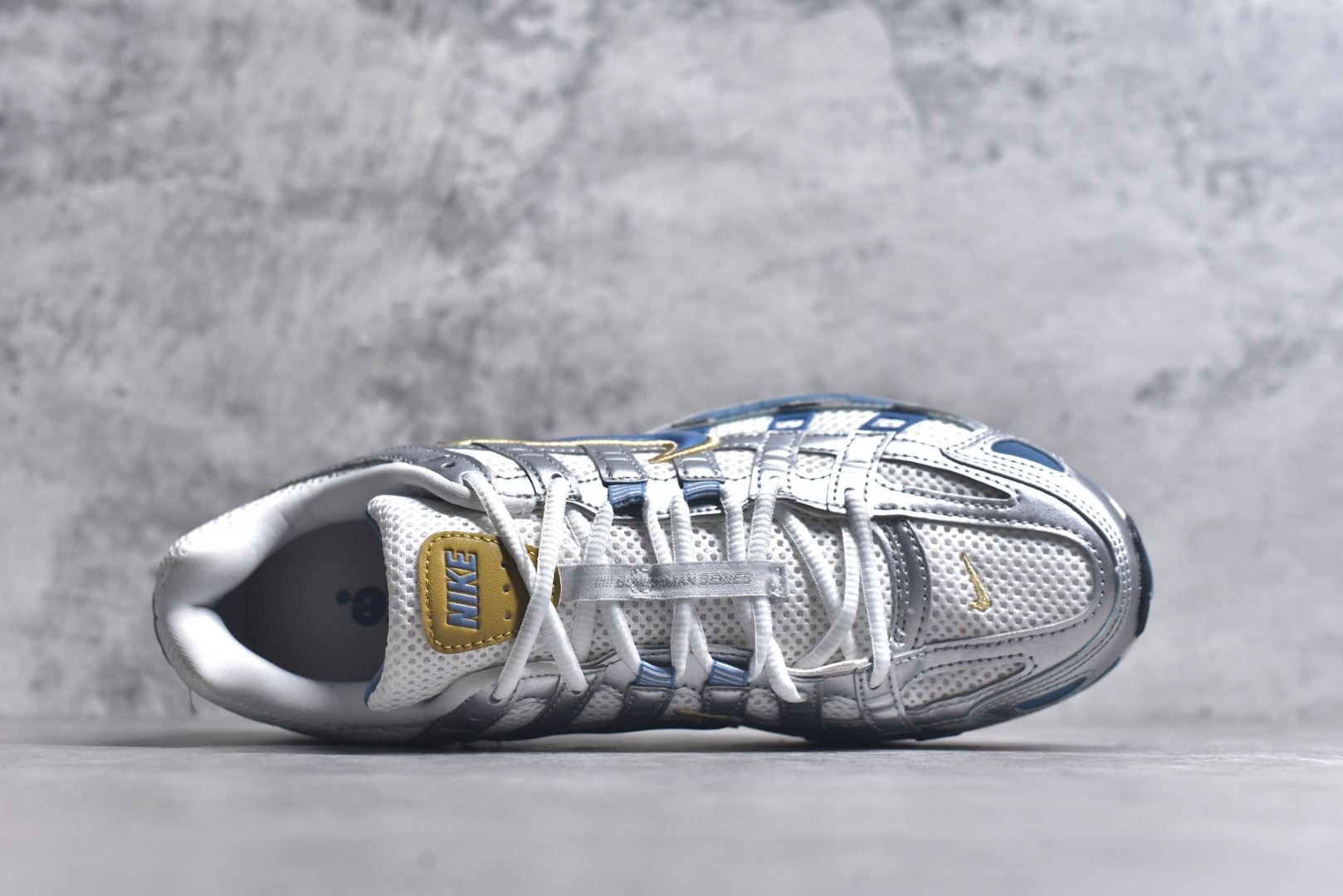 图片[4]-#NK P-6000 复古老爹休闲运动鞋 银蓝 全新公司级品质 组合大底 中底拉帮等细节区别市售通货品质 市面唯一正确三明治网面 货号： HJ7246-100 尺码：36 36.5 37.5 38 38.5 39 40 40.5 41 42 42.5 43 44 44.5 45-选品中心