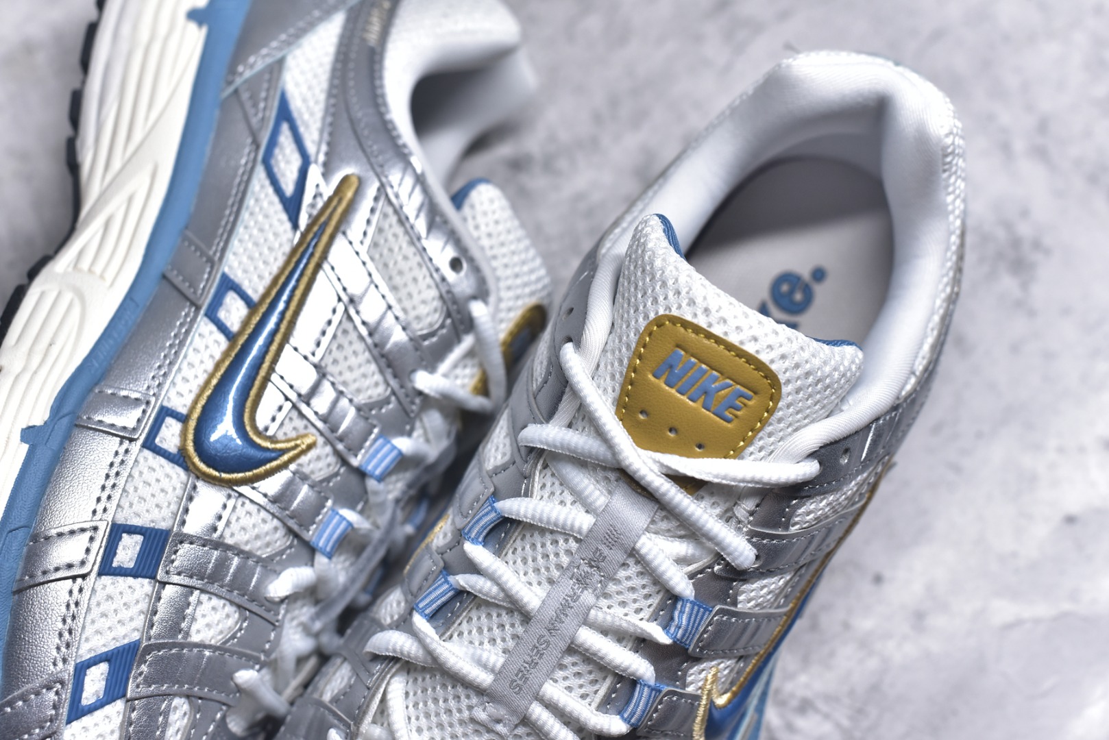 图片[9]-#NK P-6000 复古老爹休闲运动鞋 银蓝 全新公司级品质 组合大底 中底拉帮等细节区别市售通货品质 市面唯一正确三明治网面 货号： HJ7246-100 尺码：36 36.5 37.5 38 38.5 39 40 40.5 41 42 42.5 43 44 44.5 45-选品中心