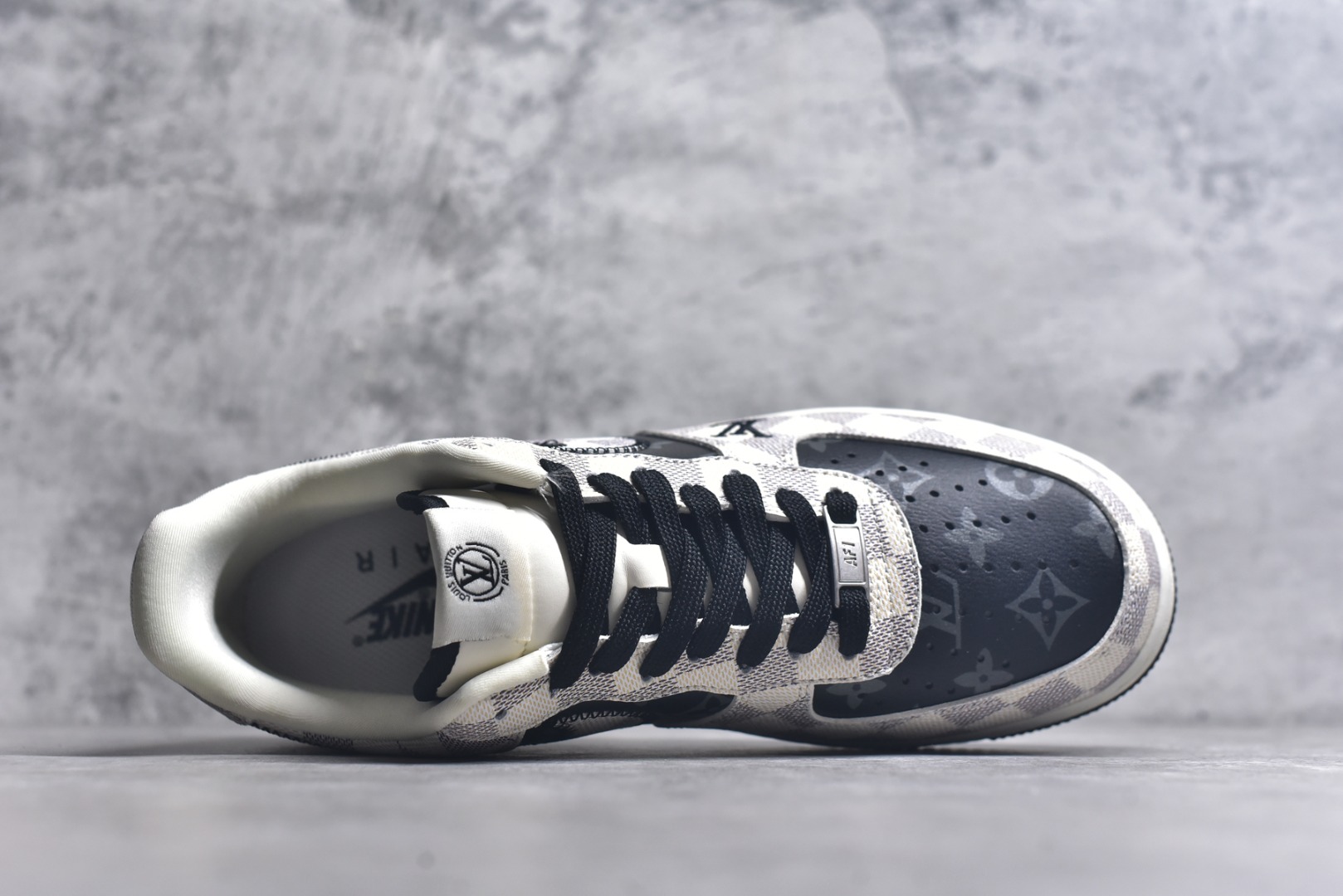 图片[4]-#Nike Air Force 1\’07 Low LV联名 格纹雾灰 空军一号低帮休闲板鞋 SC0601-562 #原楦头原纸板 原装鞋盒 定制五金配件 内置全掌气垫 原厂鞋底 尺码：36 36.5 37.5 38 38.5 39 40 40.5 41 42 42.5 43 44 44.5 45 9.D4-选品中心