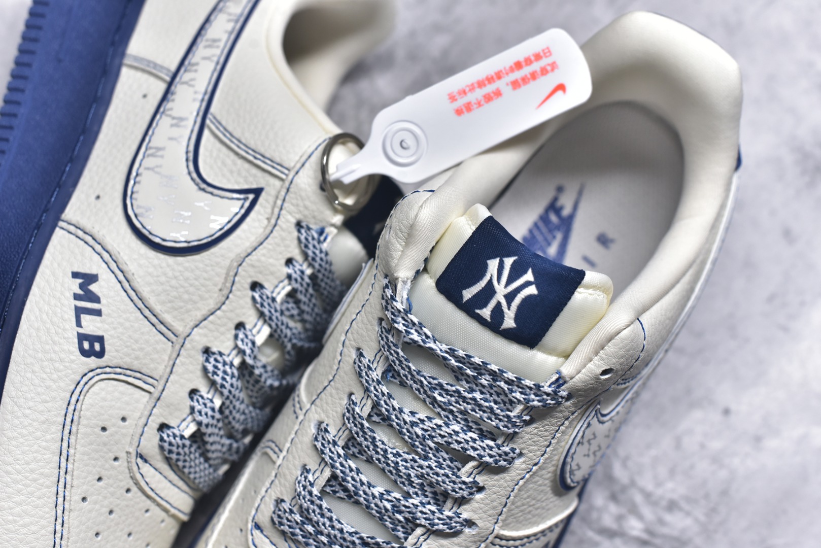 图片[9]-#Nike Air Force 1\’07 Low MLB联名 米蓝线反光 空军一号低帮休闲板鞋 KJ1688-010 #原楦头原纸板 原装鞋盒 定制五金配件 内置全掌气垫 原厂鞋底 尺码：36 36.5 37.5 38 38.5 39 40 40.5 41 42 42.5 43 44 44.5 45 9.D4-选品中心