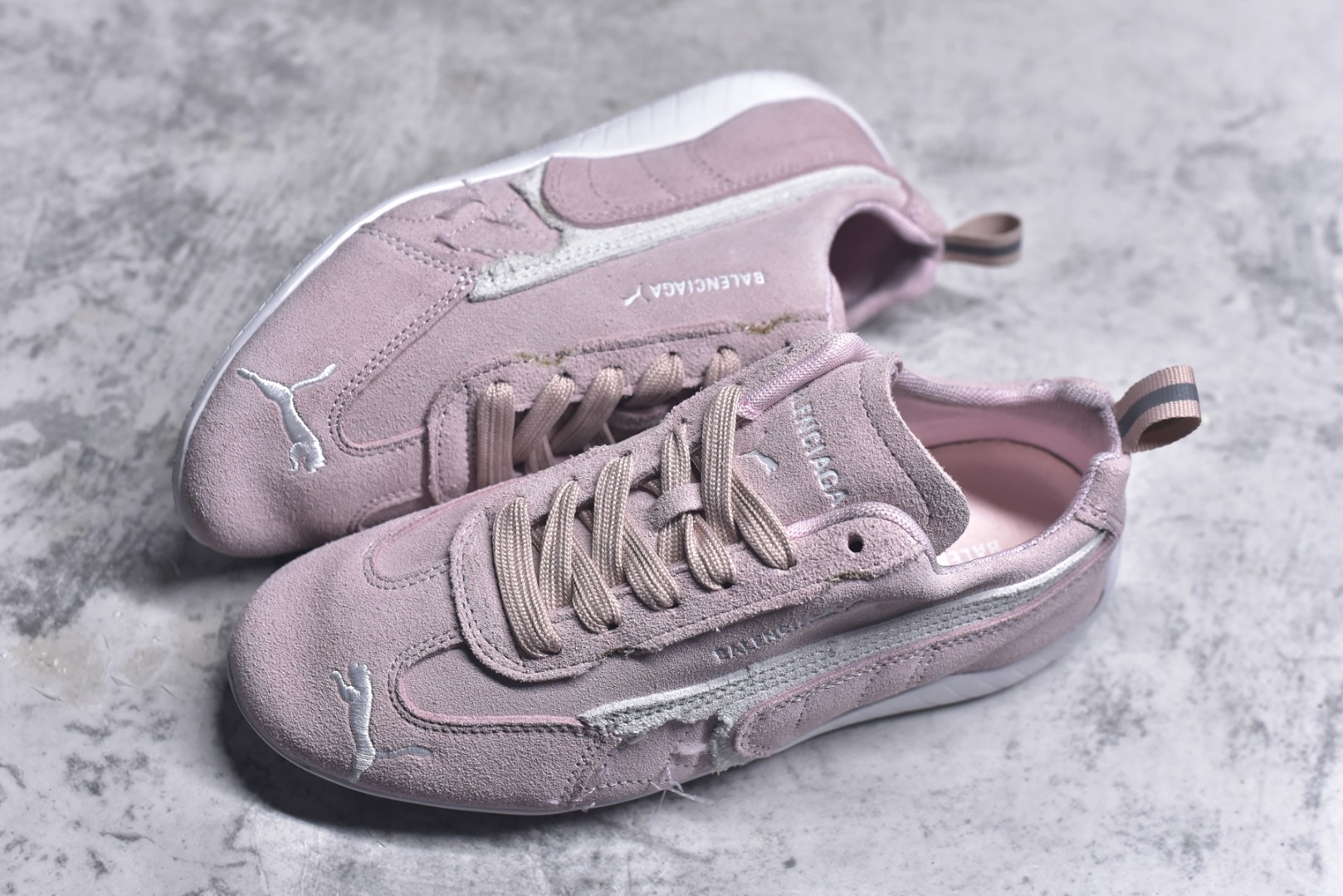 图片[7]-#巴黎联名The Open Product x Puma Speedcat 极速赛车系列彪马低帮生活休闲鞋 原装档案原数据纸版楦型 采用原厂固色翻毛皮鞋面材质 二次成型\’猛帮\’成型工艺 货号：8471461633 尺码：36 37 38 39 40 ⚠️注意️（线头原版预留 剪短不能退换）-选品中心