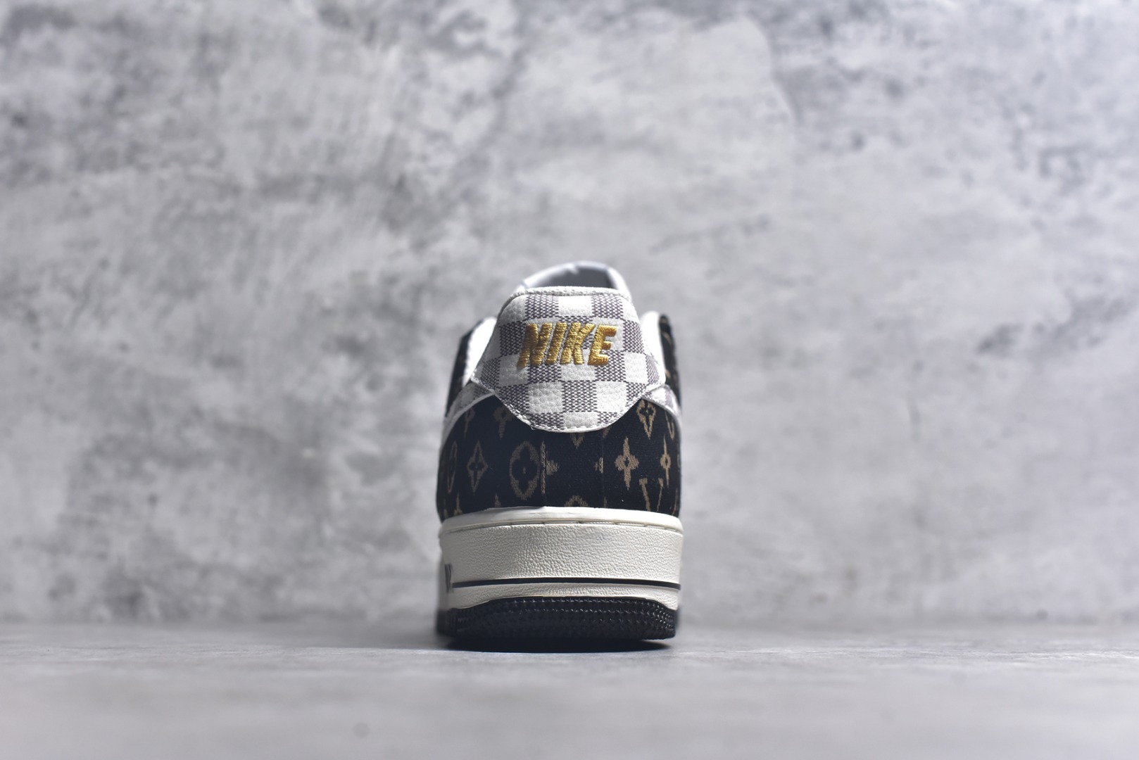 图片[5]-#Nike Air Force 1\’07 Low LV联名 黑金织布 空军一号低帮休闲板鞋 BZ6880-104 #原楦头原纸板 原装鞋盒 原厂鞋底 超高清洁度 细节完美 尺码：36 36.5 37.5 38 38.5 39 40 40.5 41 42 42.5 43 44 44.5 45 9.D4-选品中心