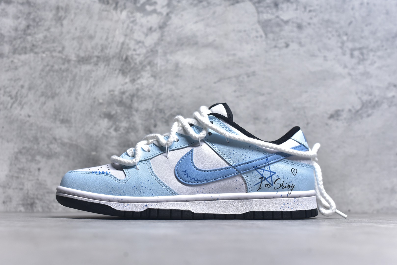 #Nike SB Dunk Low 蓝色海洋 绑带低帮休闲板鞋 DD1503-101 尺码：36 36.5 37.5 38 38.5 39 40 40.5 41 42 42.5 43 44 9.E5-选品中心