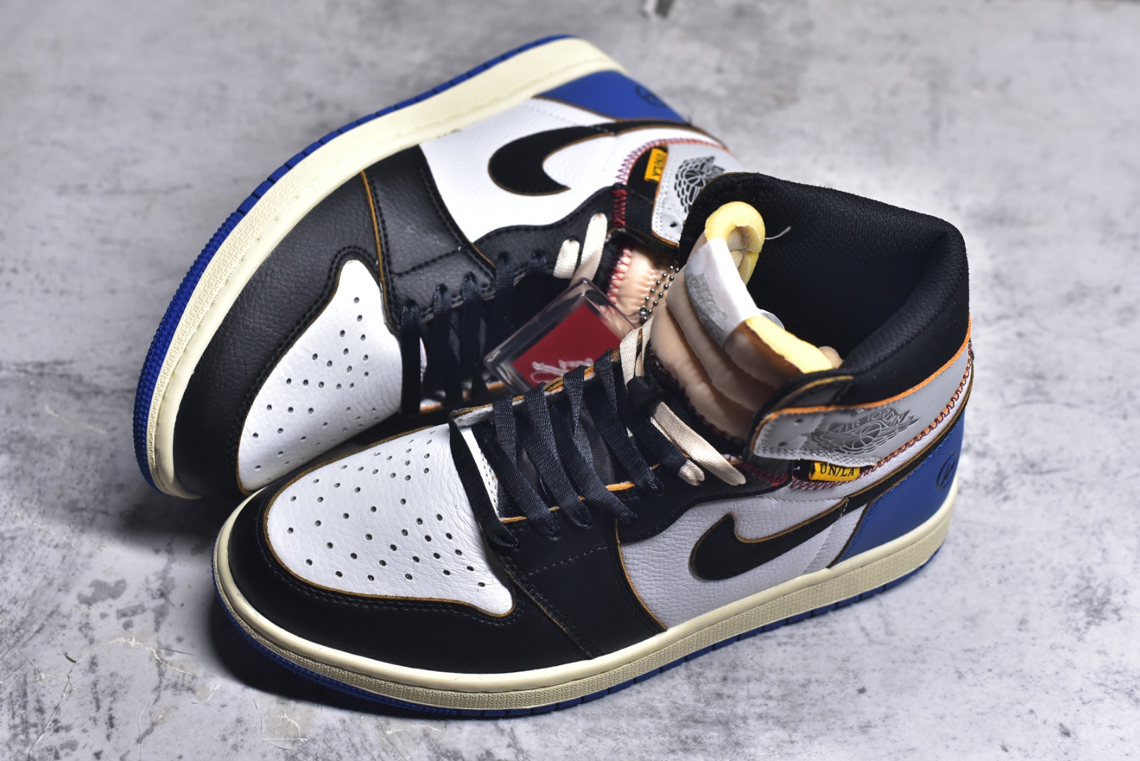 图片[7]-#Union x Air Jordan 1 Retro High高帮aj1 乔丹一代经典复古运动篮球板鞋 大厂福利 全头层皮料 原楦原纸板 细节如图所 尺码： 36 36.5 37.5 38 38.5 39 40 40.5 41 42 42.5 43 44 44.5 45 46 47.5-选品中心