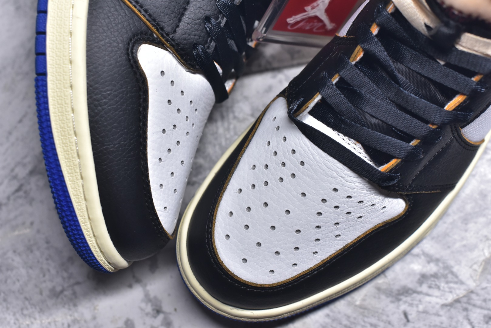 图片[8]-#Union x Air Jordan 1 Retro High高帮aj1 乔丹一代经典复古运动篮球板鞋 大厂福利 全头层皮料 原楦原纸板 细节如图所 尺码： 36 36.5 37.5 38 38.5 39 40 40.5 41 42 42.5 43 44 44.5 45 46 47.5-选品中心