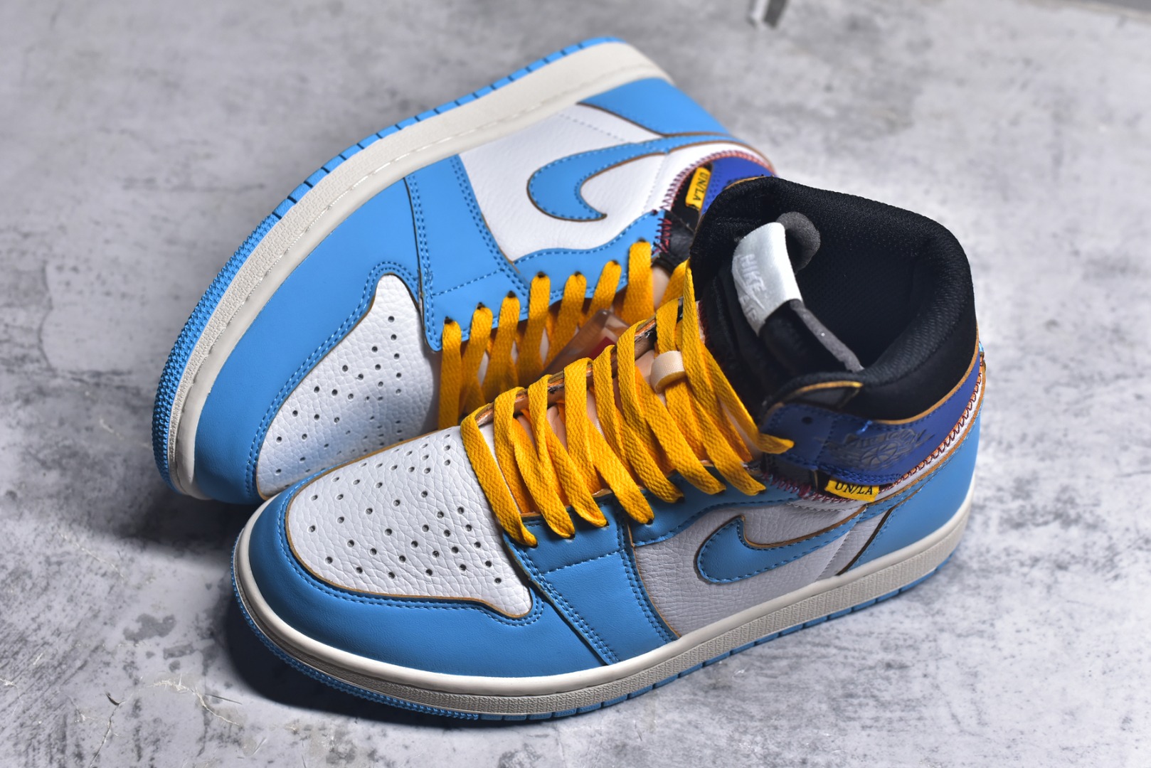 图片[7]-#Union x Air Jordan 1 Retro High高帮aj1 乔丹一代经典复古运动篮球板鞋 大厂福利 全头层皮料 原楦原纸板 细节如图所 尺码： 36 36.5 37.5 38 38.5 39 40 40.5 41 42 42.5 43 44 44.5 45 46 47.5-选品中心