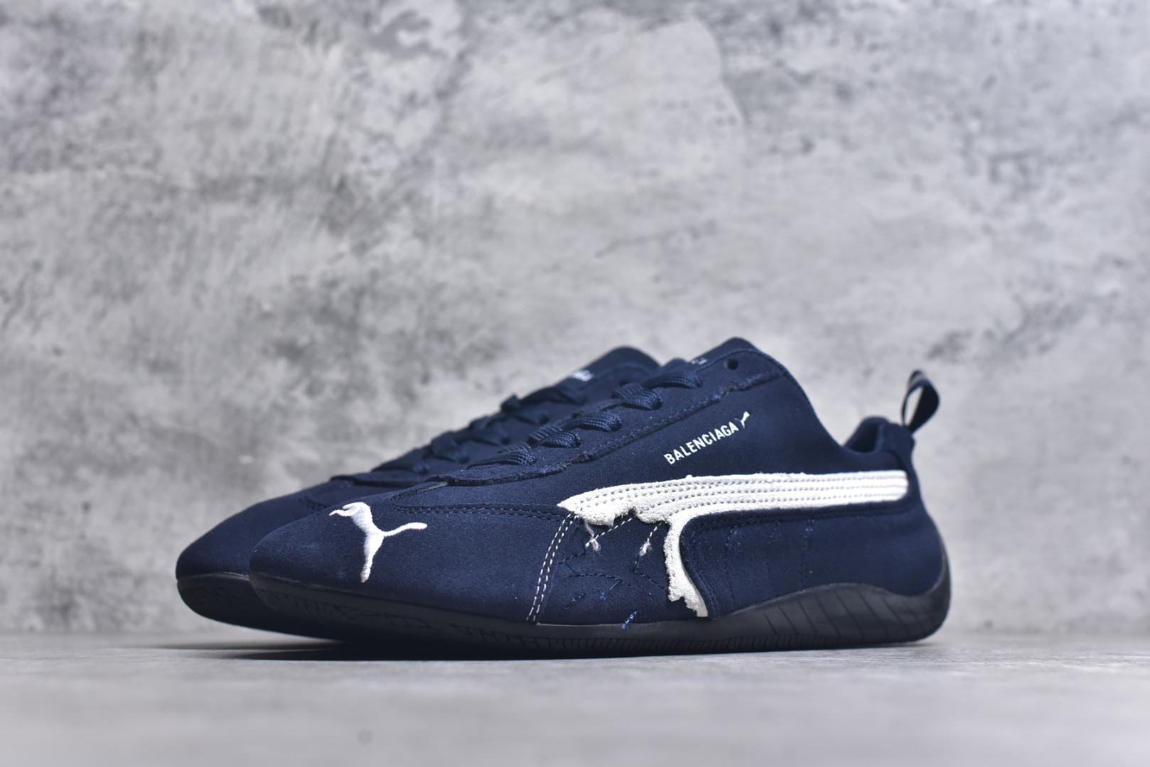 图片[2]-#巴黎联名The Open Product x Puma Speedcat 极速赛车系列彪马低帮生活休闲鞋 #原装档案原数据纸版楦型 采用原厂固色翻毛皮鞋面材质 二次成型\’猛帮\’成型工艺 货号：406519 尺码：36-45 ⚠注意️（线头原版预留 剪短不能退换）-选品中心