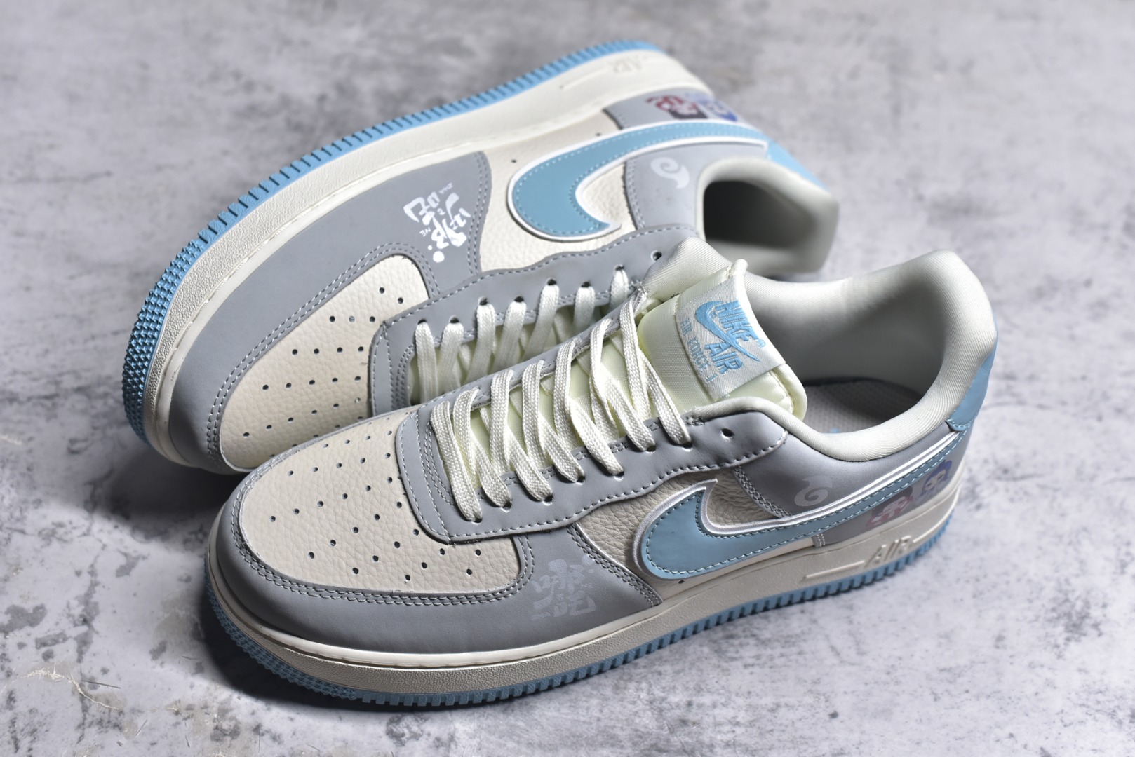 图片[7]-#Nike Air Force 1\’07 Low 哪吒联名 魔丸灵珠 空军一号低帮休闲板鞋 DF0188-047 #原楦头原纸板 原装鞋盒 定制五金配件 内置全掌气垫 原厂鞋底 尺码：36 36.5 37.5 38 38.5 39 40 40.5 41 42 42.5 43 44 44.5 45 9.D4-选品中心