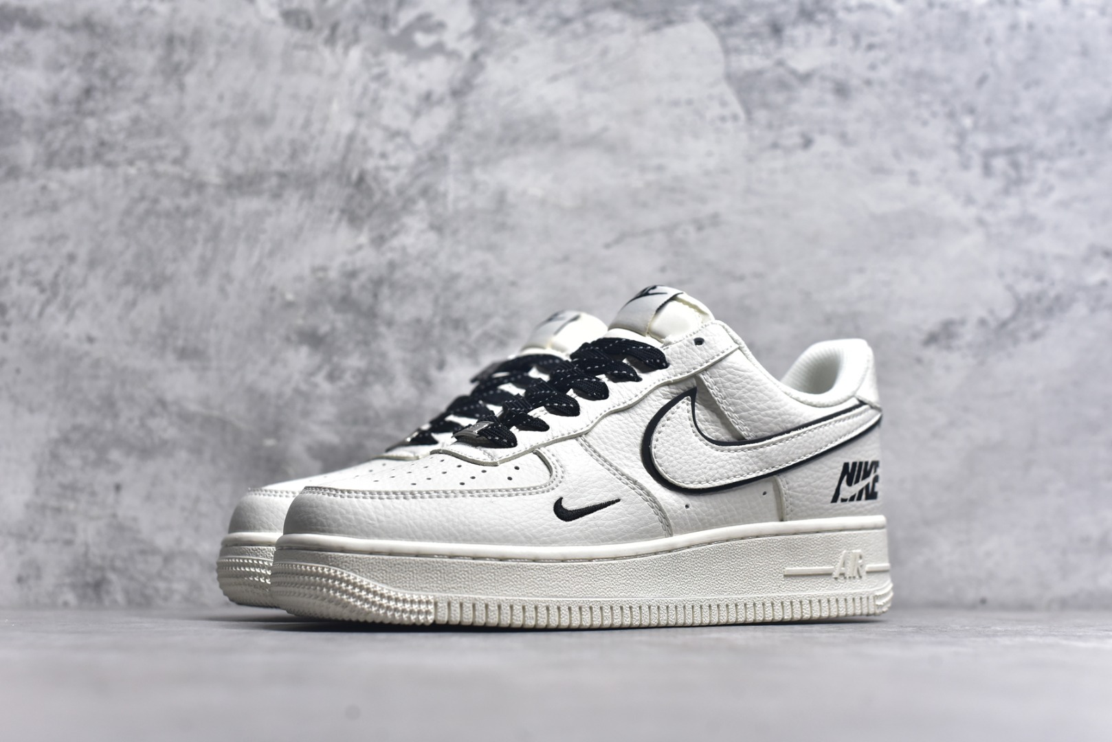 图片[2]-#Nike Air Force 1\’07 Low 联名 米黑边 空军一号低帮休闲板鞋 CS5288-031 #原楦头原纸板 原装鞋盒 定制五金配件 内置全掌气垫 原厂鞋底 尺码：36 36.5 37.5 38 38.5 39 40 40.5 41 42 42.5 43 44 44.5 45 9.D4-选品中心