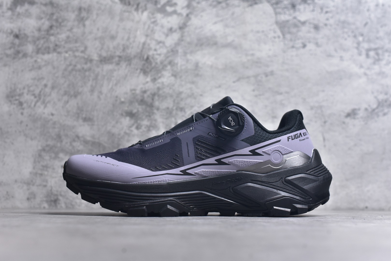 #KAILAS Fuga Du BOA 凯乐石 陡坡稳定越野跑山鞋 公司级👏网布TPU减震防滑透气支撑轻便 VIBRAM®MEGAGRIP大底掌控莫测地形突破向上奔跑的边界 BOA 适配系统旋动旋钮可实现快速微调 精准贴合 TPU外骨骼关节稳定系统始终为脚踝 提供强力的支撑保护低帮超强抓地力 越野跑步鞋货号： KS2513111 尺码：36-45-选品中心