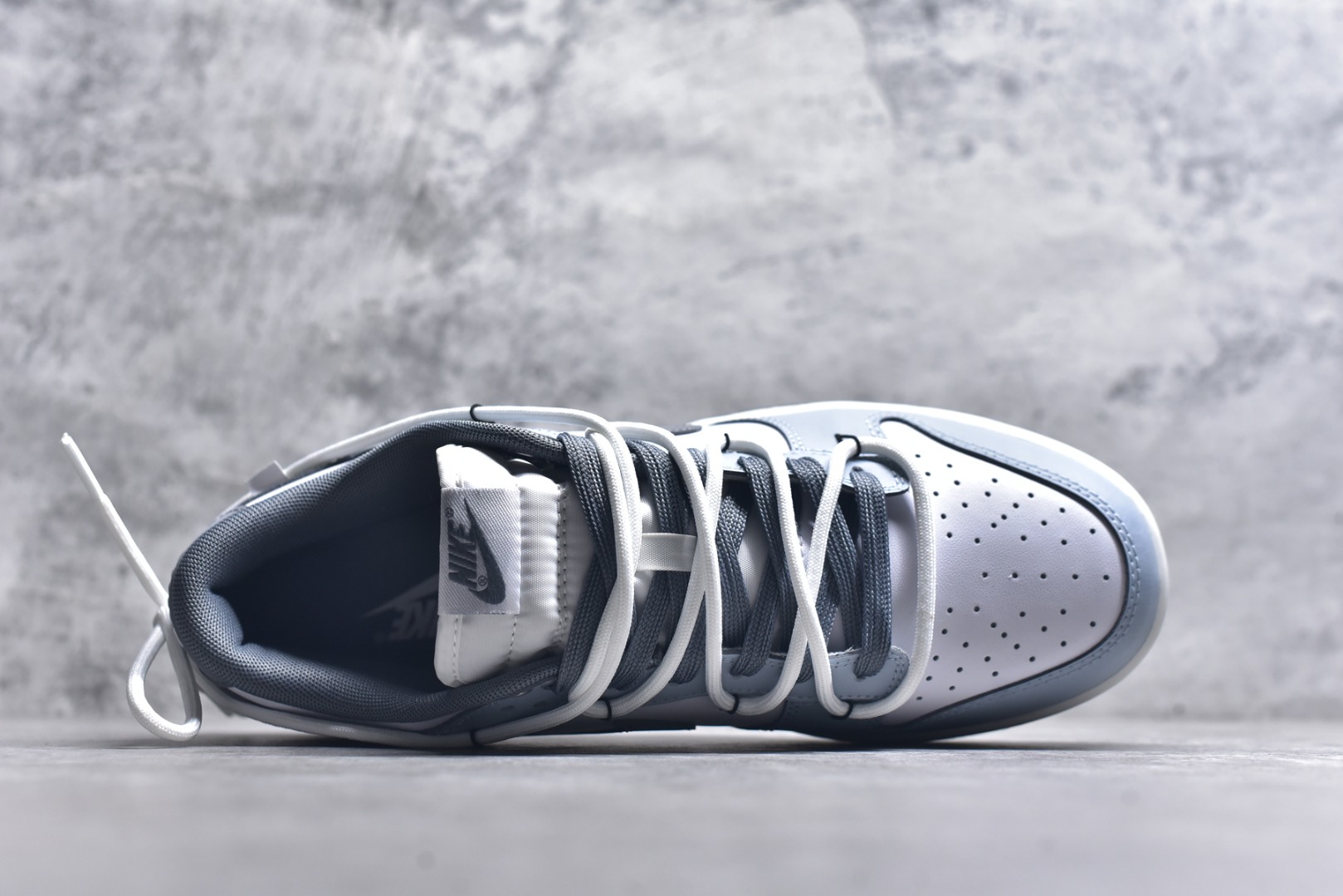 图片[4]-#Nike SB Dunk Low \”Just Do it\” 白蓝绑带 周年高端定制 低帮休闲板鞋 BG0510-058 #定制鞋盒 大厂纯原品质出货 超高清洁度 皮料切割干净无任何毛边 细节完美 尺码：40 40.5 41 42 42.5 43 44 44.5 45 46 9.E5-选品中心